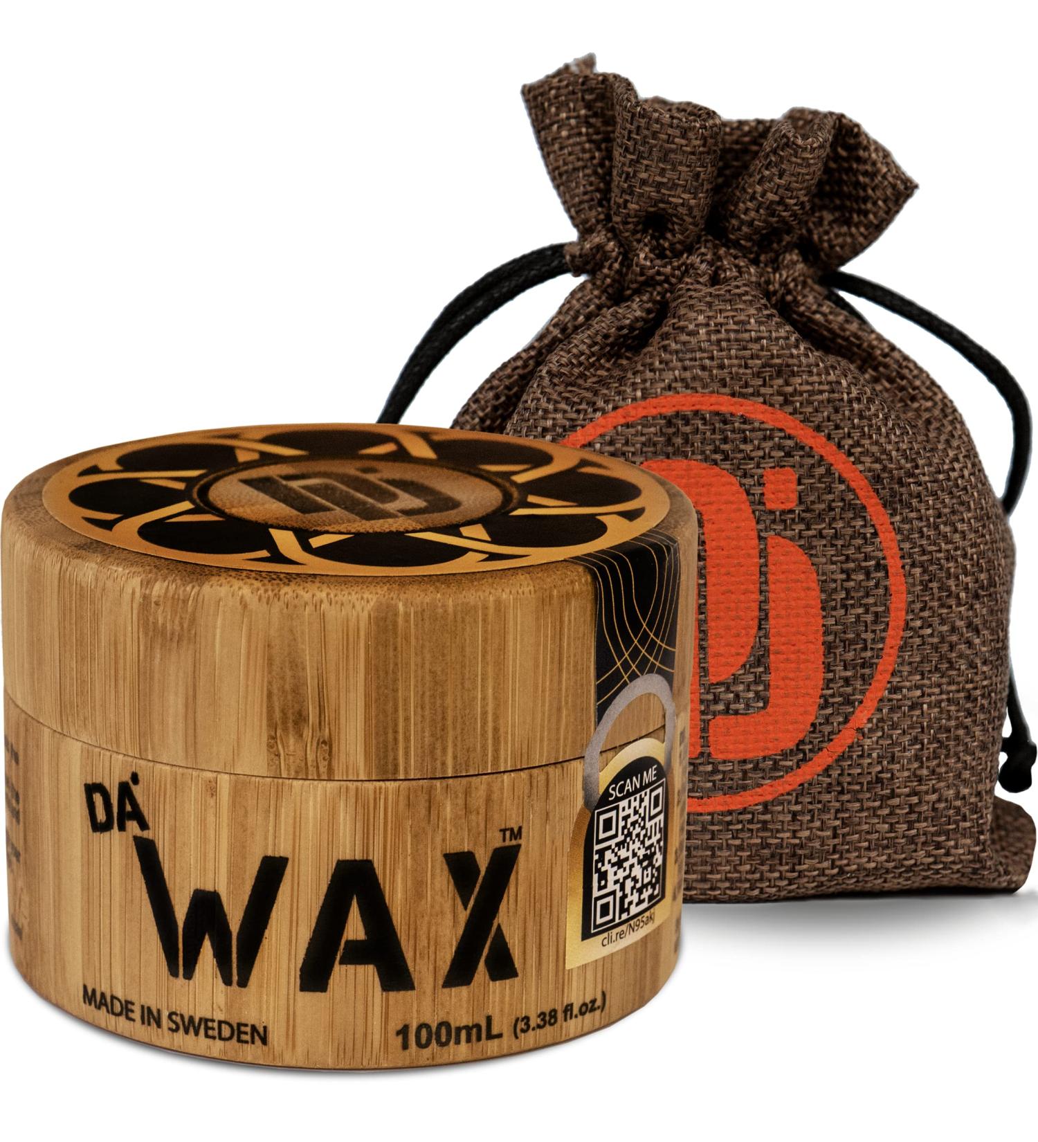 Da Dude Da Wax - High Hold Hair Cream for Men in Unique Wooden Jar | Gift Bag Included - Buy Online on GoSupps.com