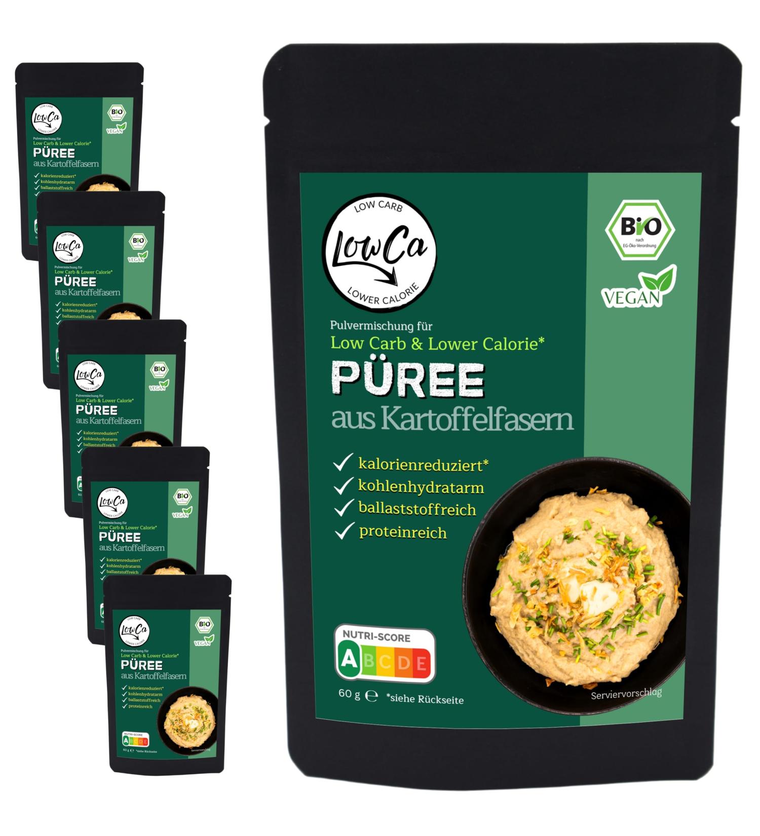 Lower Carb Potato Products | High Protein & Fiber | Organic & Reduced Calories (6x Puree) - Buy Online on GoSupps.com