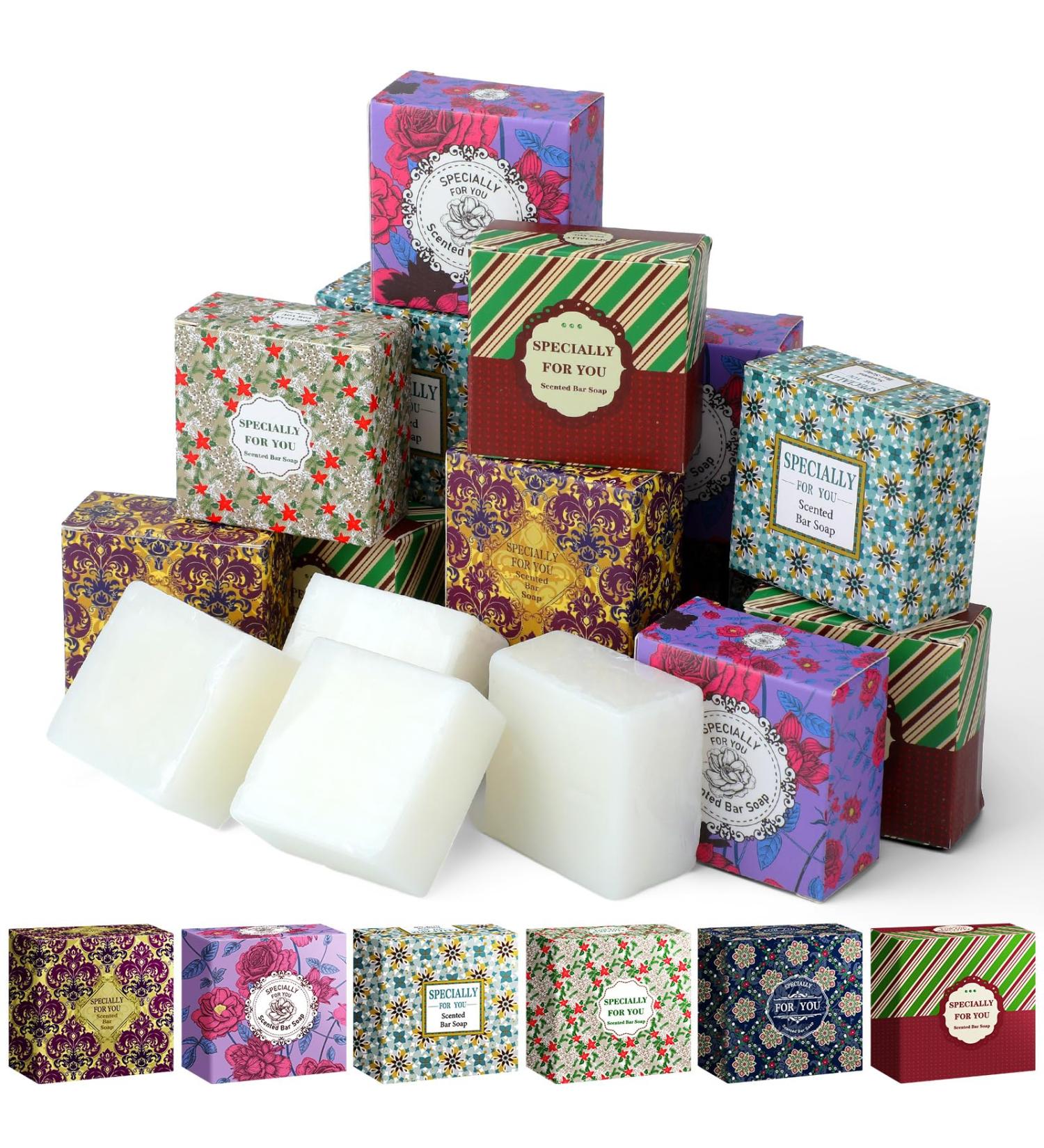 Maxcheck Holiday Scented Soap Bars - 30-Piece Sampler | Ideal Gifts for Men & Women | Luxurious Guest & Hand Soaps - Buy Online on GoSupps.com