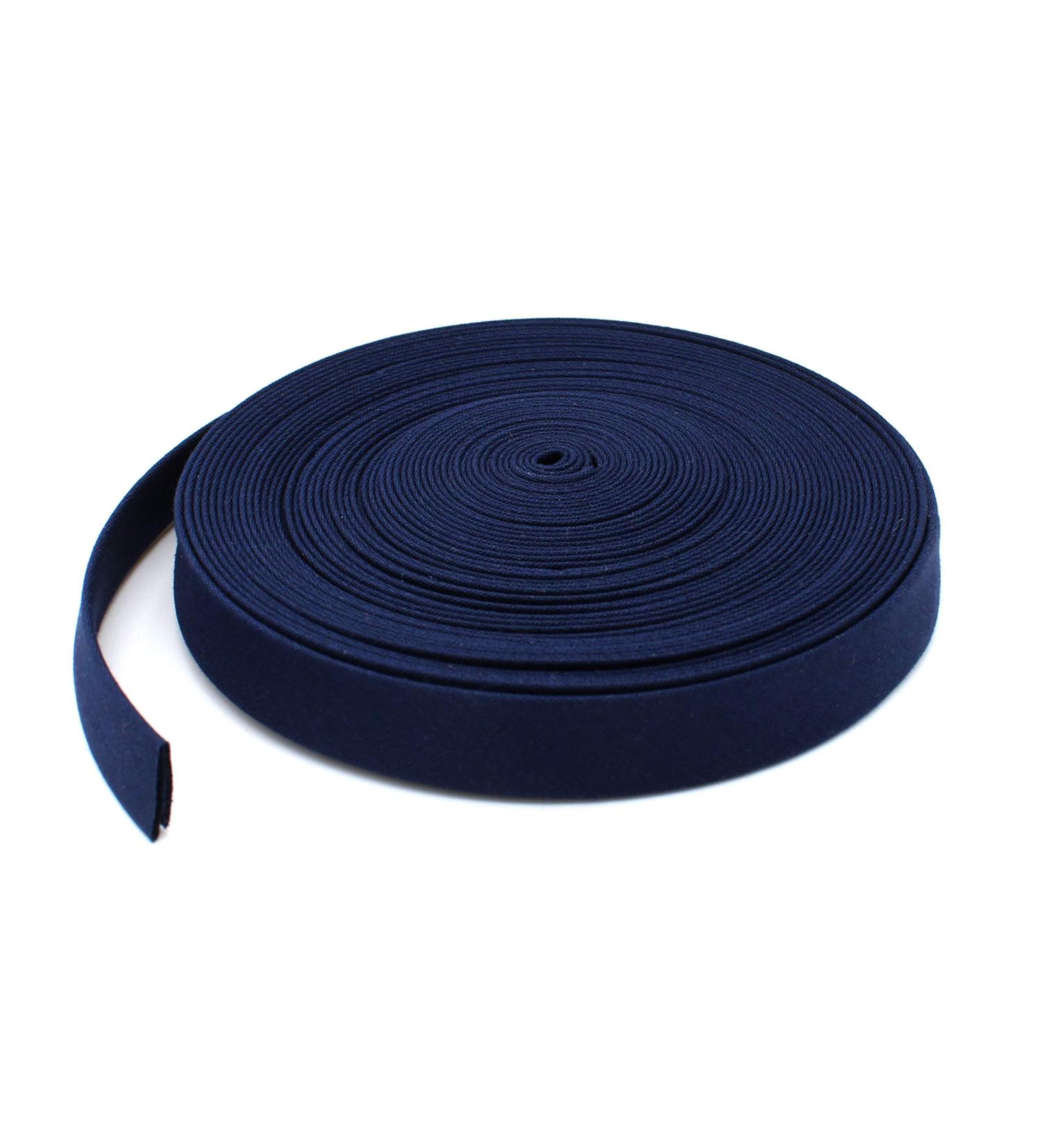 5 Yards Navy Poly Cotton 1/2 Wide Double-fold Bias Tape - Made in USA - Buy Online on GoSupps.com