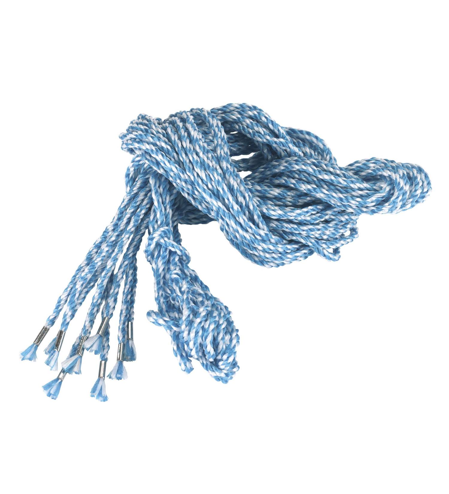 Kerbl 29577 scaffold rope 10-pack 2.5 m blue-white