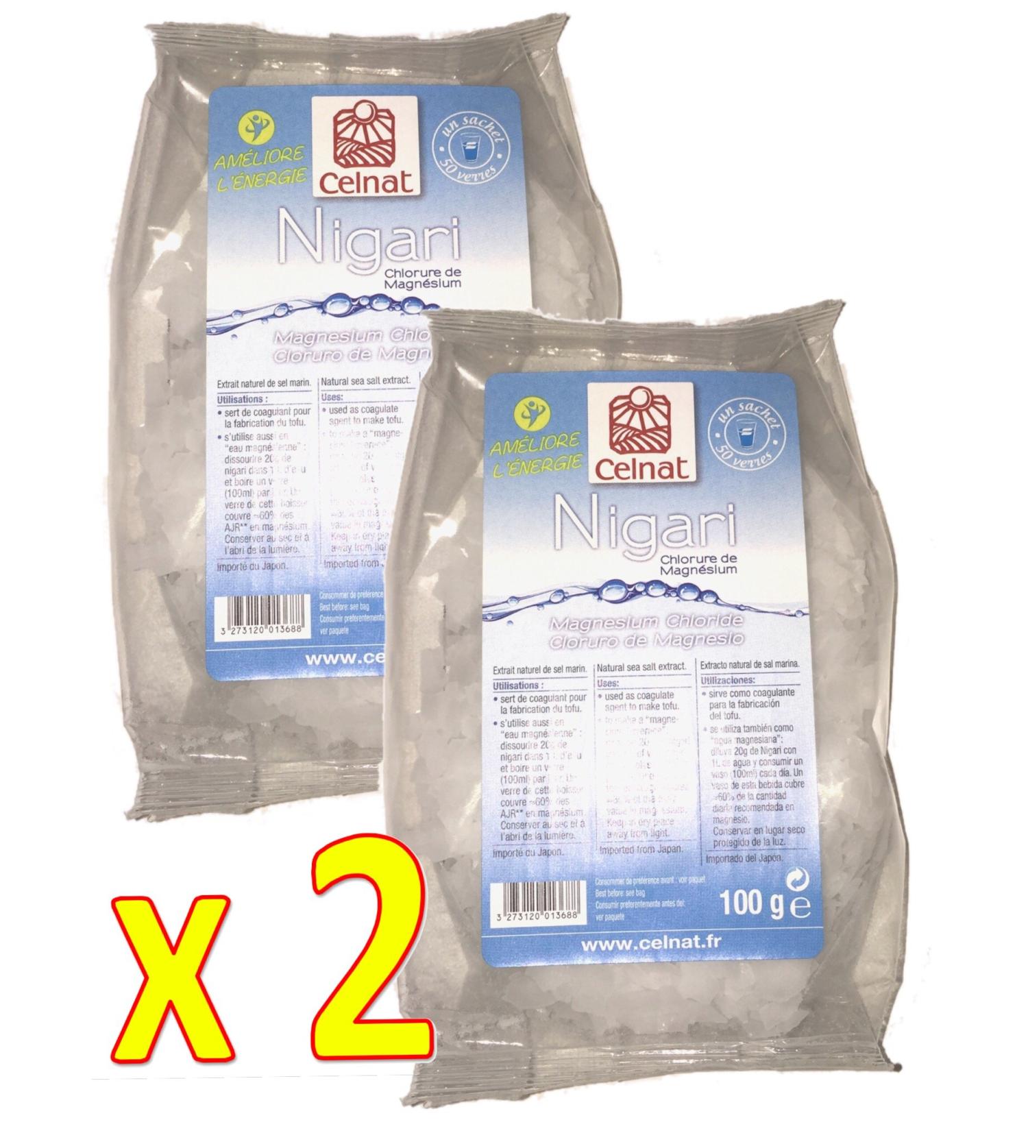 Nigari Magnesium Chloride - Pack of 2 x 100g - Buy Online on GoSupps.com