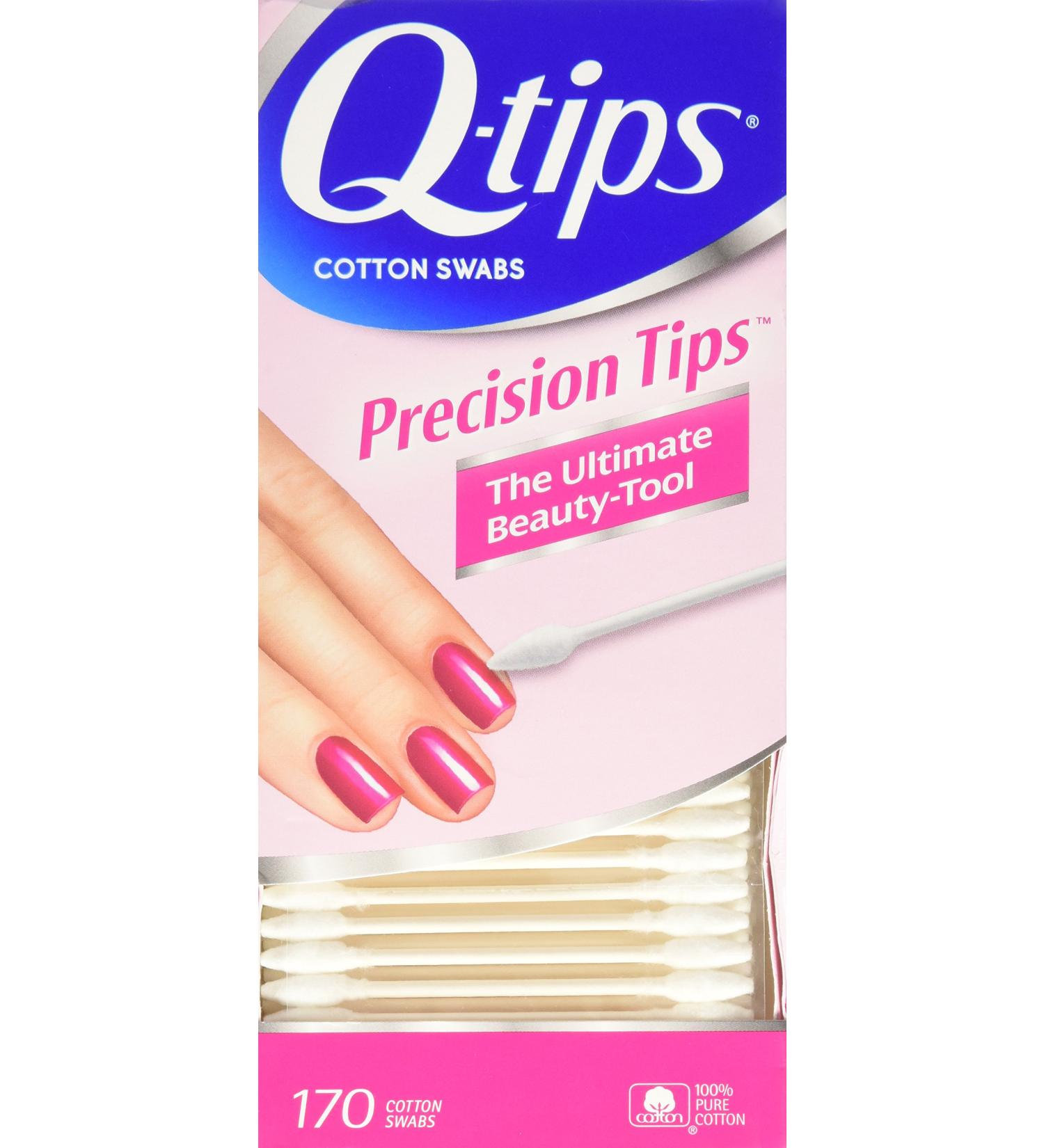 Q-Tips Precision Tip Cotton Swabs - 170 Count - Buy Online on GoSupps.com