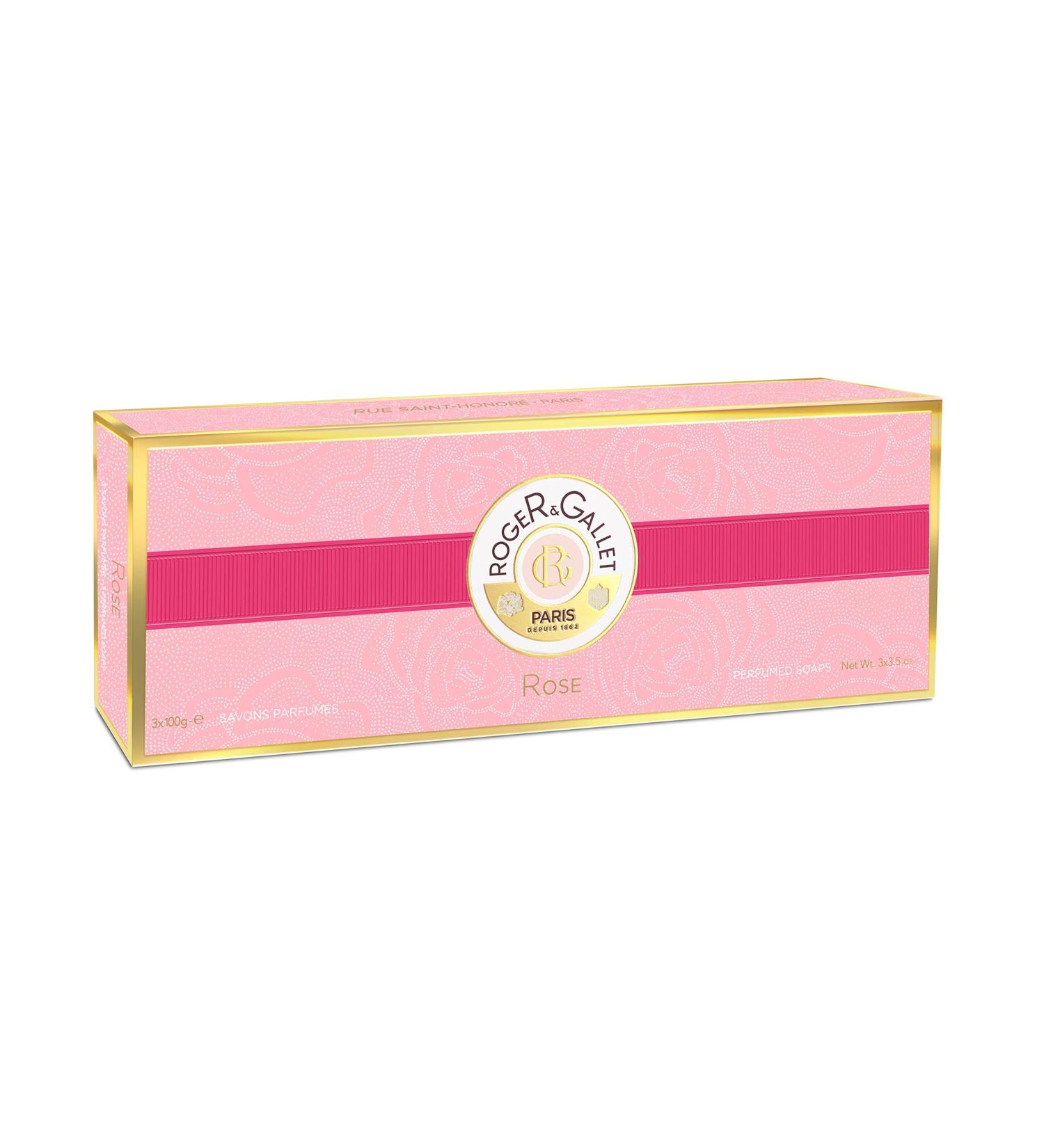 Roger & Gallet Rose Body Wash & Soap for Women - Set of 3 (3.5 Oz each) - Buy Online on GoSupps.com
