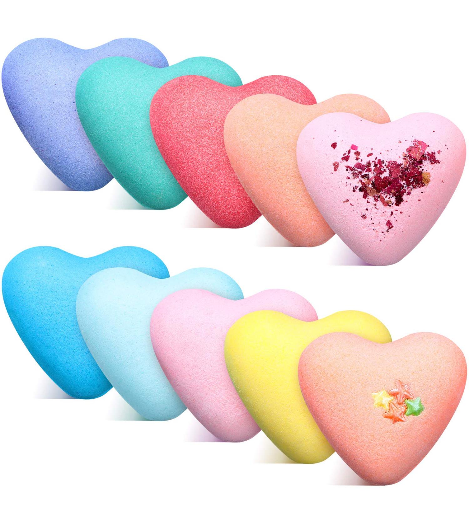 10-Piece Shower Aromatherapy Set with Essential Oils Bath Tablets for Home Spa - Perfect for Valentine's Day - Buy Online on GoSupps.com