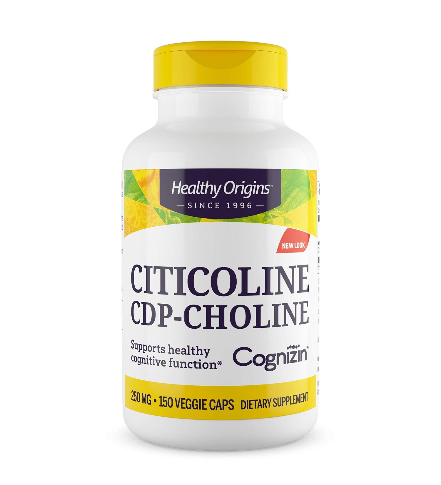 Healthy Origins Cognizin Citicoline 250 mg - 150 Count | Boost Brain Health & Focus - Buy Online on GoSupps.com