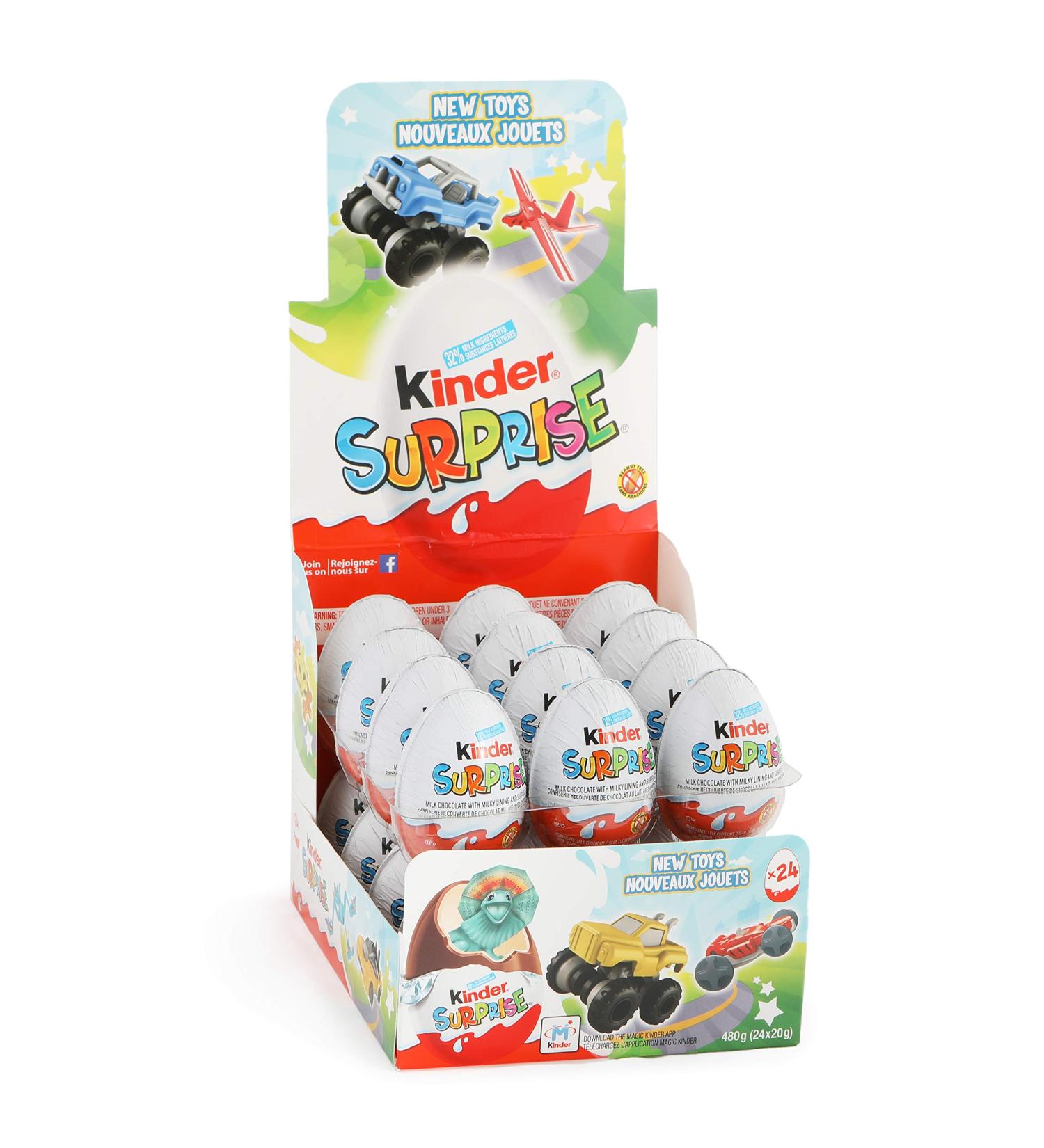Kinder Surprise Chocolate Eggs with Toys Classic 24 Count 8 Packs 7.5 Kilogram 24 Count (Pack of 8) - Buy Online on GoSupps.com