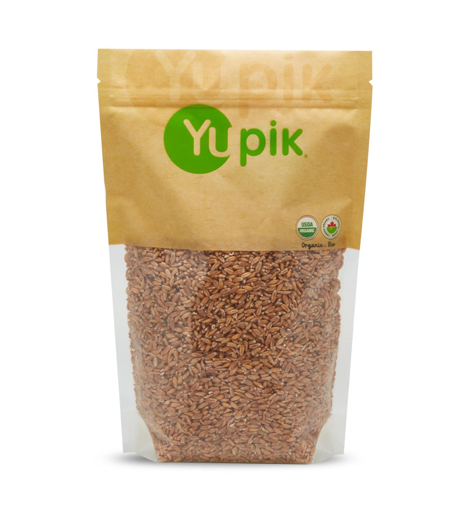 Yupik Organic Spelt Kernels 1 kg Non-GMO Kosher Vegan Raw Hulled Grains Unsalted Source of Fiber Ideal for Baking & Cooking 1 kg (Pack of 1) - Buy Online on GoSupps.com
