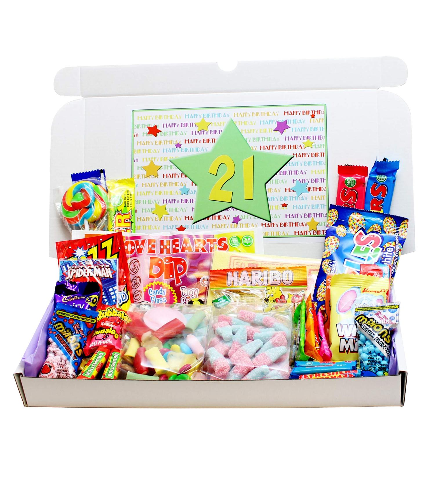 21st Birthday Sweets Gift Box - Buy Online on GoSupps.com