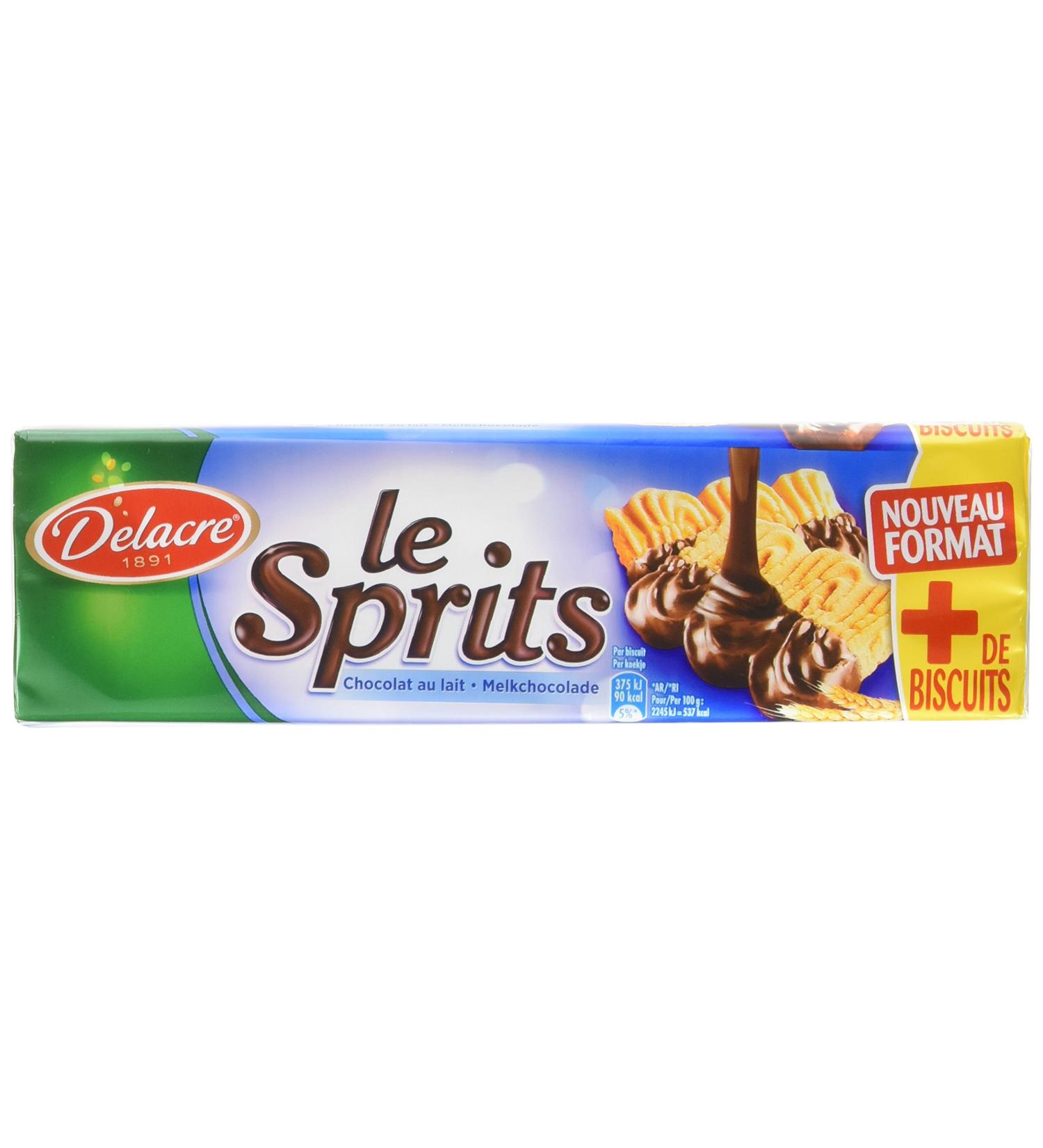 Delacre Biscuit Shortbread Chocolate Milk Sprit 200g - Buy Online on GoSupps.com