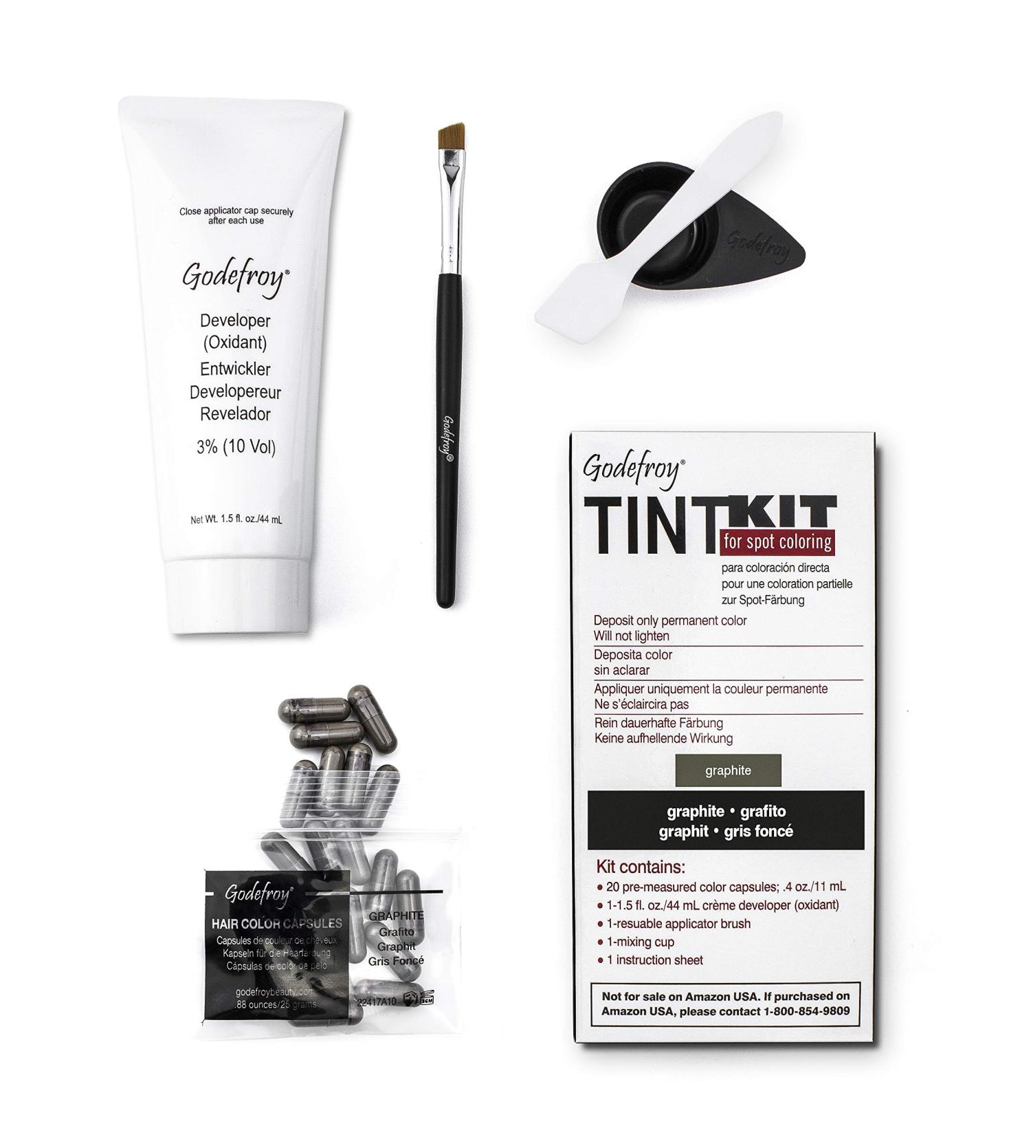 Godefroy Tint Graphite Eyebrow and Beard Kit for Professionals - Buy Online on GoSupps.com