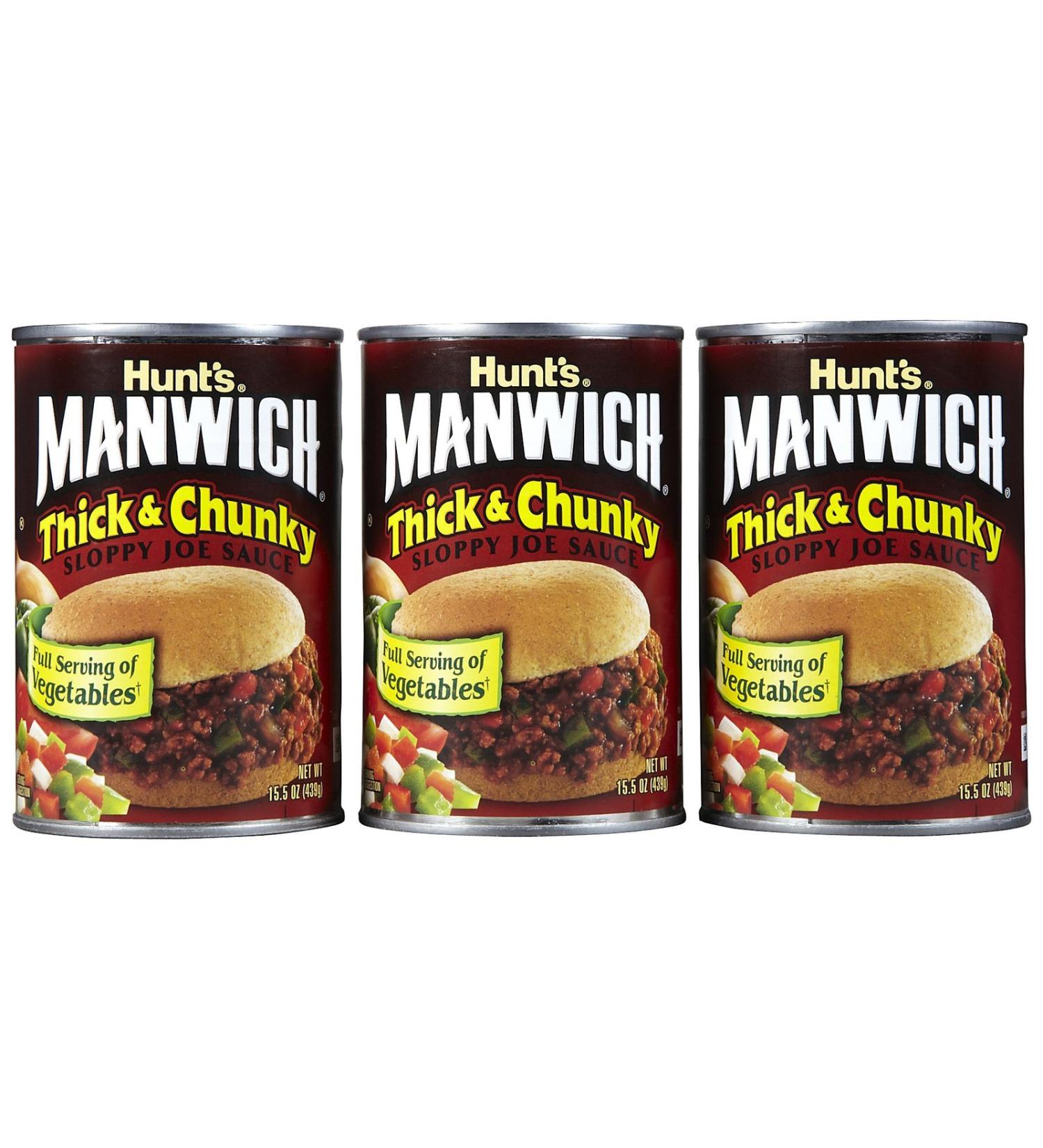 Hunt's Manwich Thick & Chunky Sloppy Joe Sauce - 15.5 oz - 3 pk