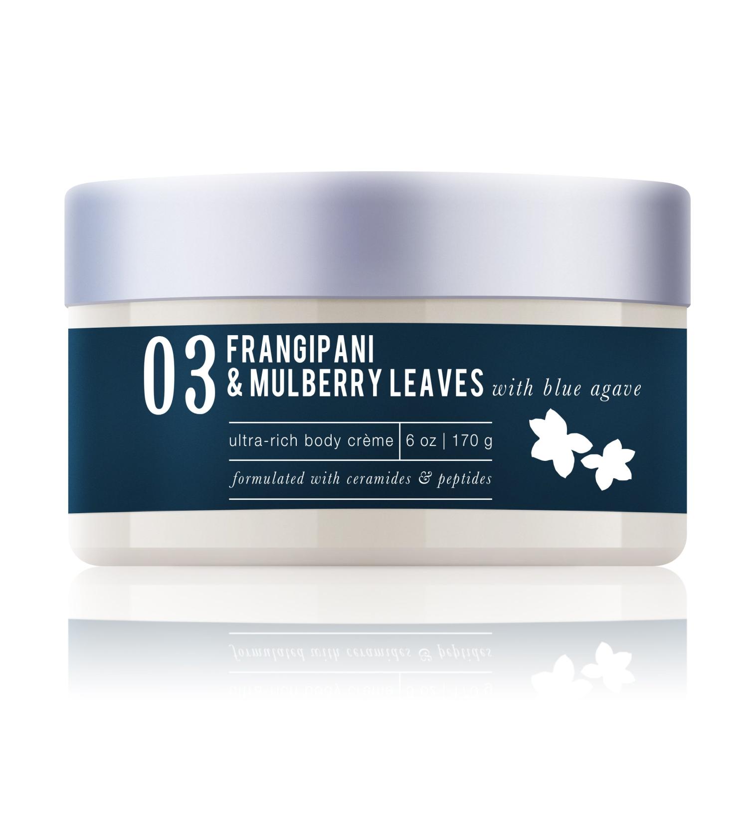 Me Bath Ultra Rich Body Creme Frangipani and Mulberry Leaves with Blue Agave 6 Ounce