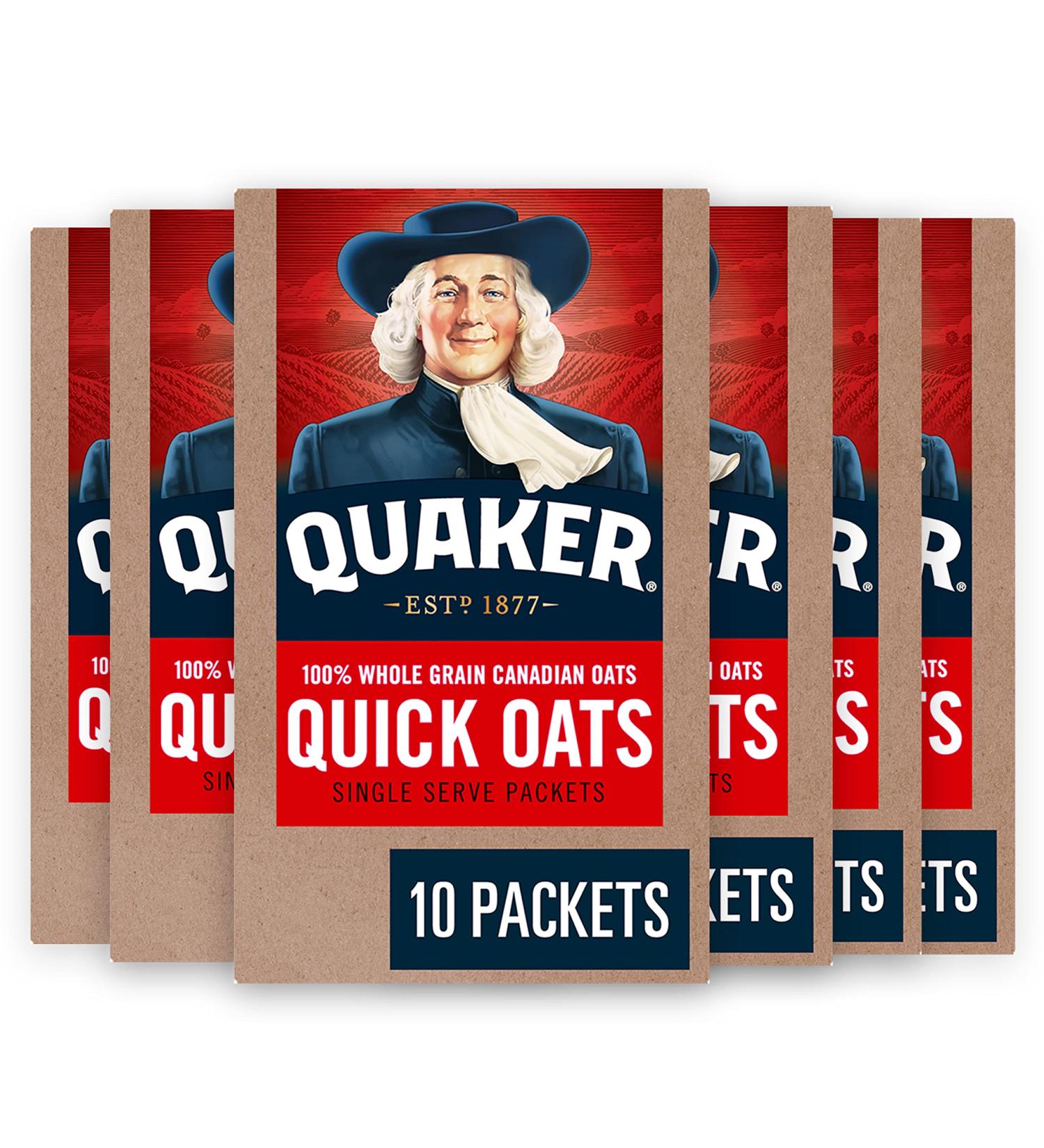 Quaker Quick Oats Multi-Pack 300g (Pack of 6) - Buy Online on GoSupps.com
