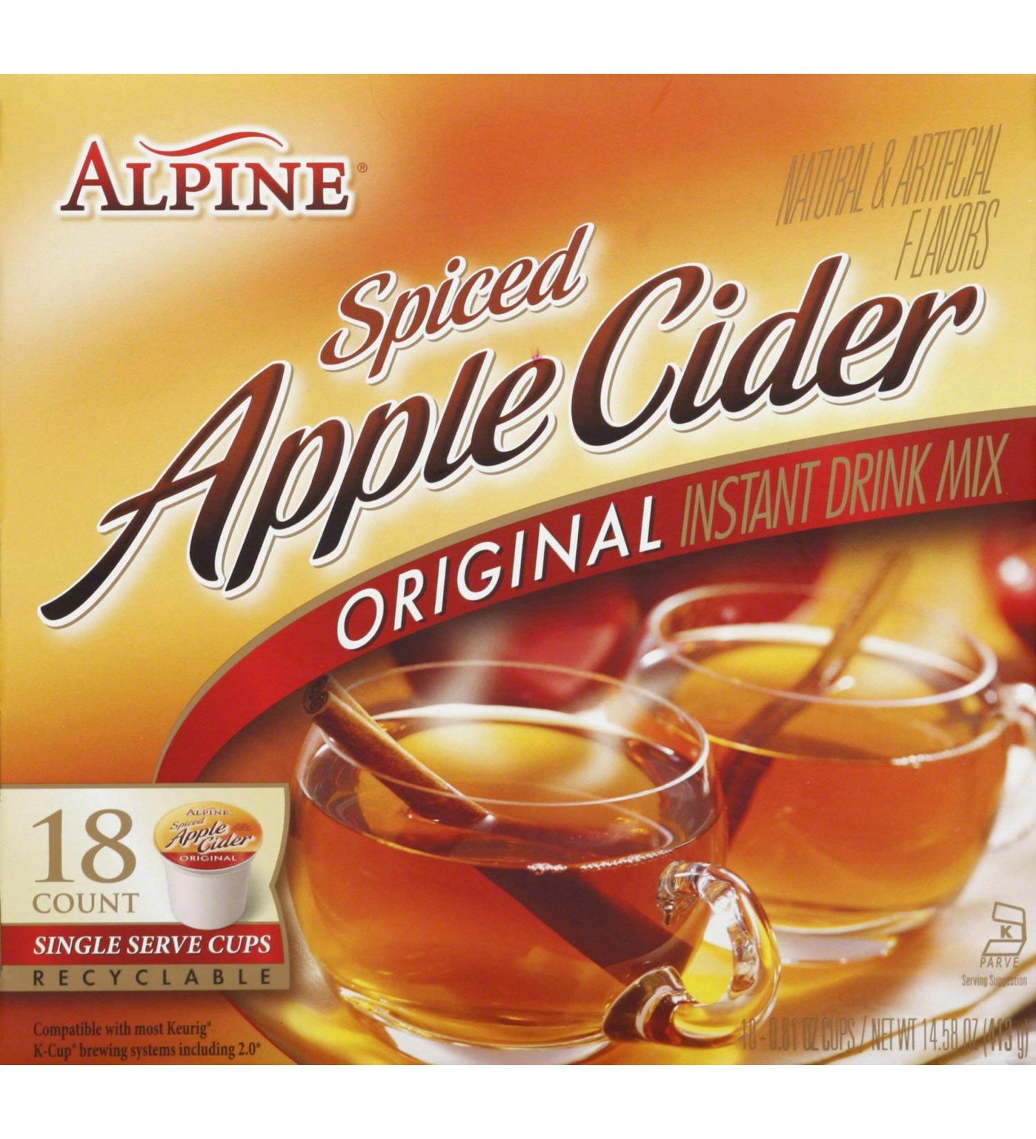 Alpine Spiced Apple Cider K Cup 18 Count (2 Pack)