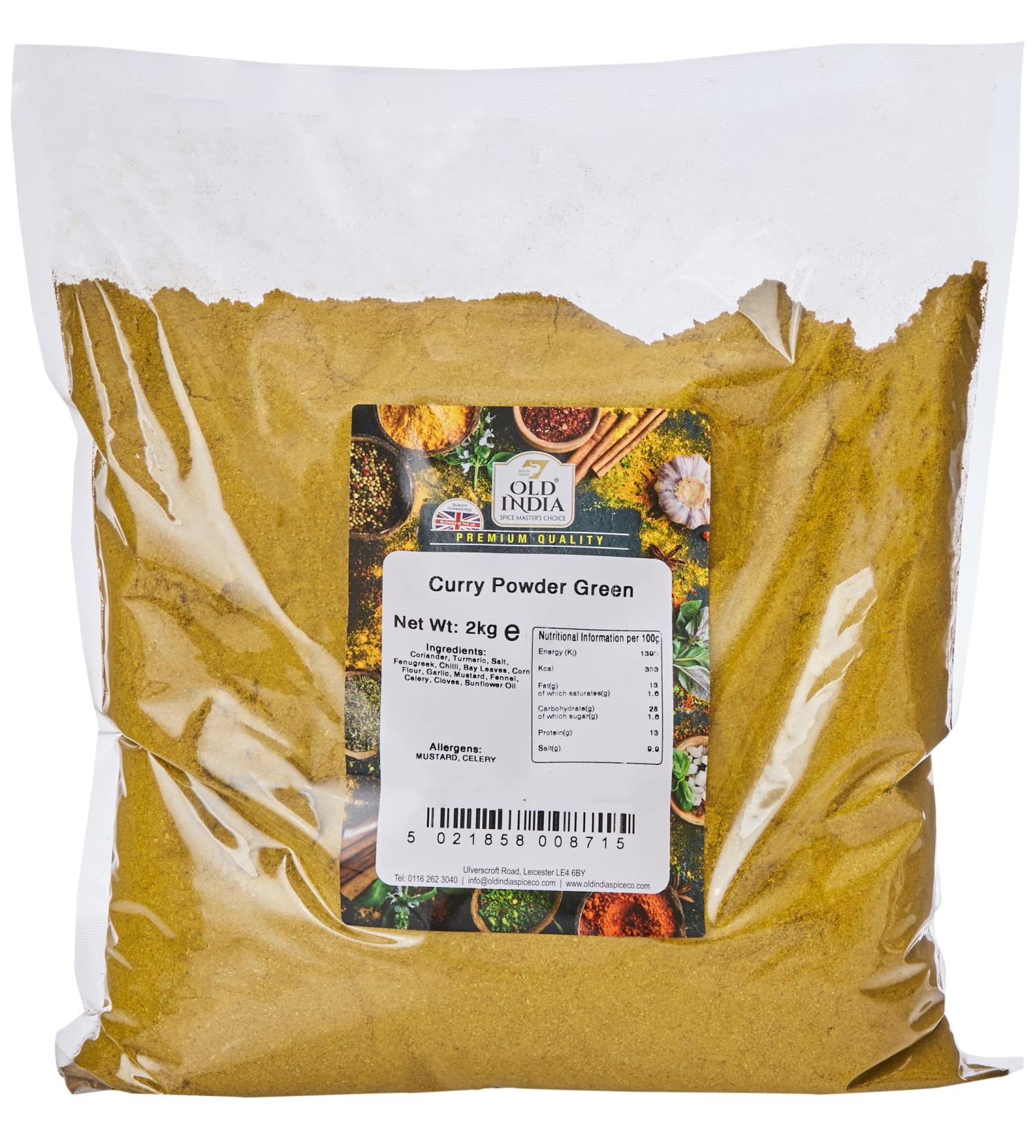Old India Curry Powder Green 2kg - Buy Online on GoSupps.com