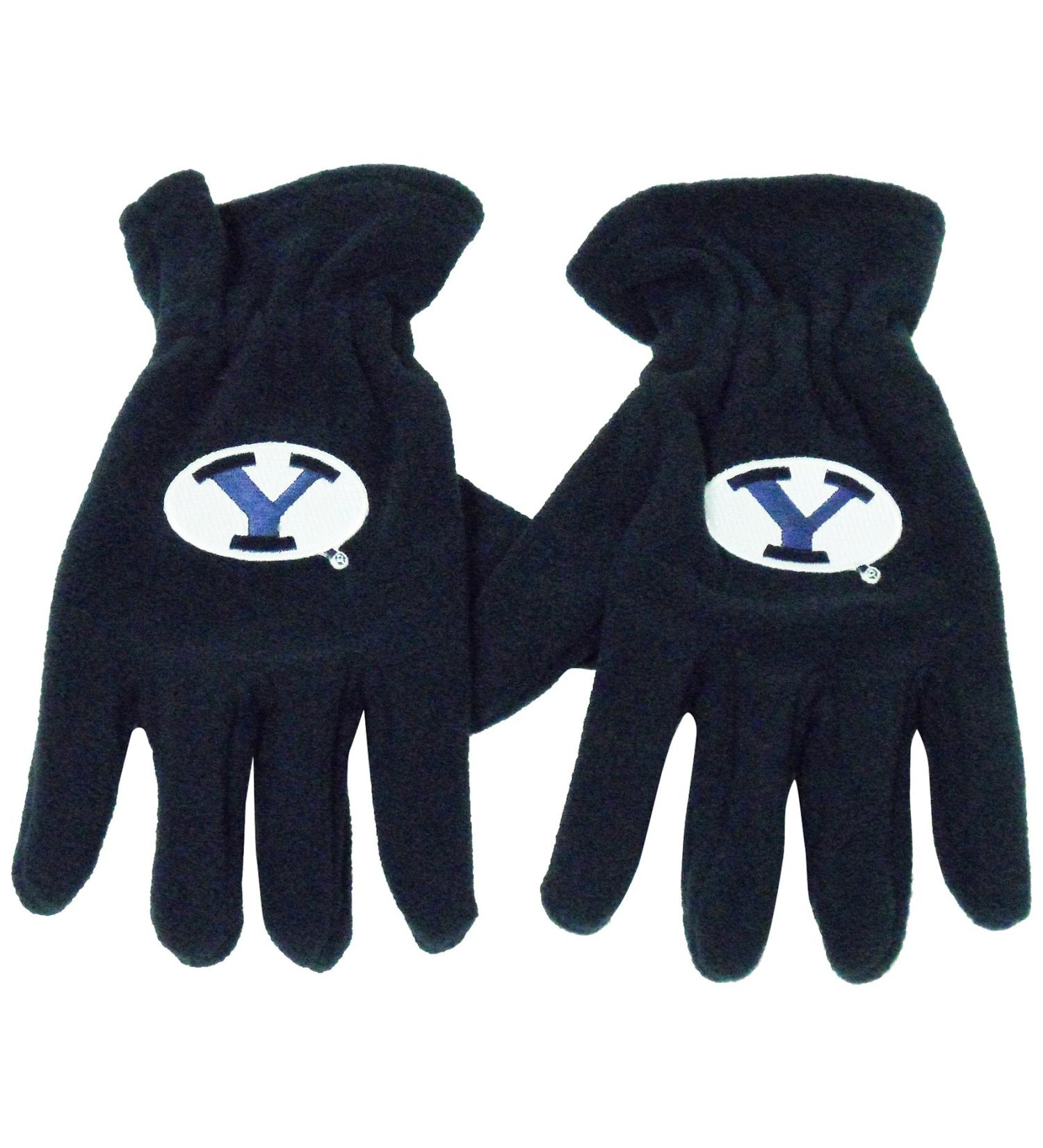 NCAA BYU Cougars Boy's Fleece Gloves