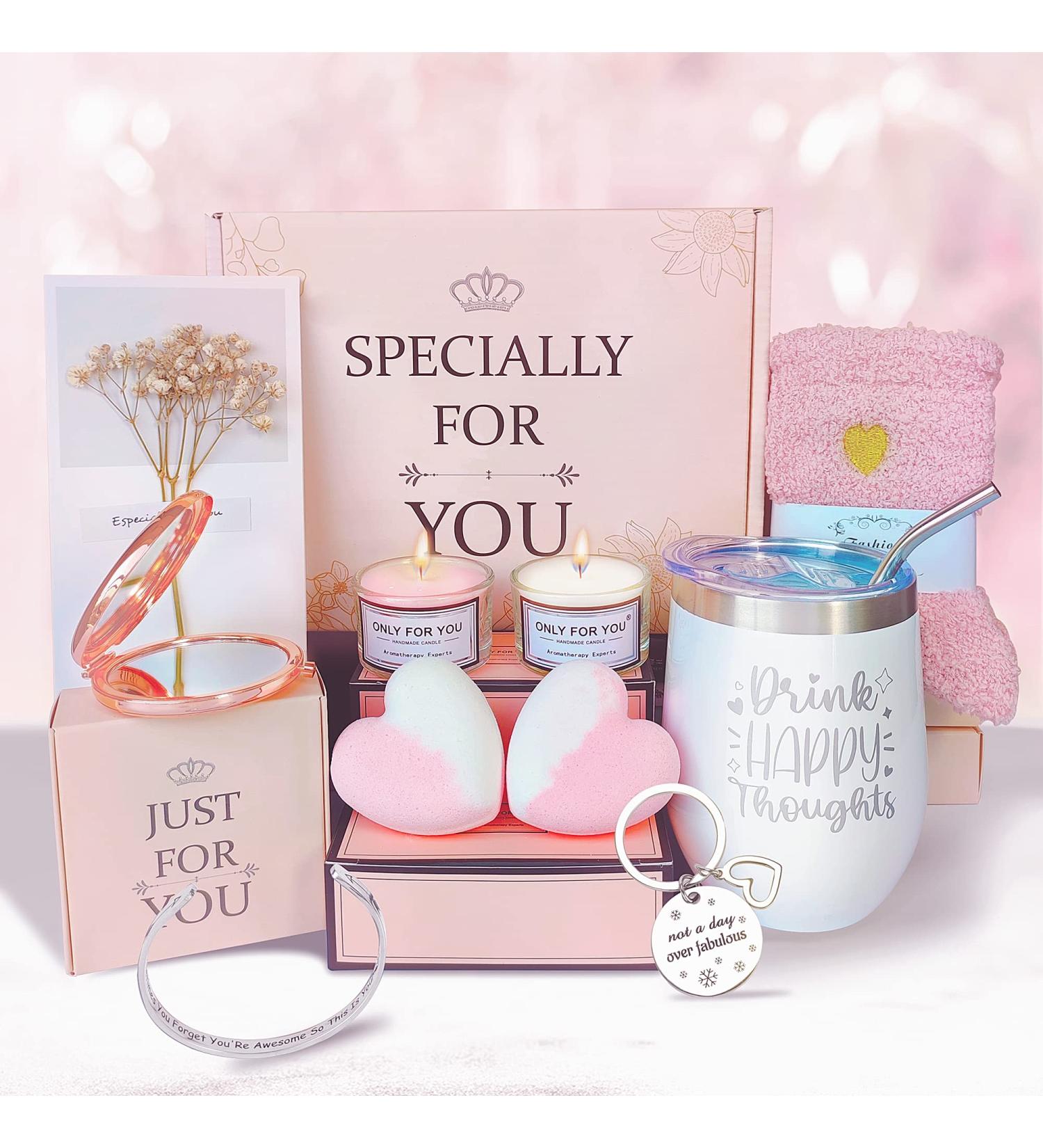 Jimi&Jimu Luxury Spa Gift Basket for Women - Perfect Birthday or Thank You Gift for Mom, Sister, Best Friend - Self Care and Relaxation - Buy Online on GoSupps.com