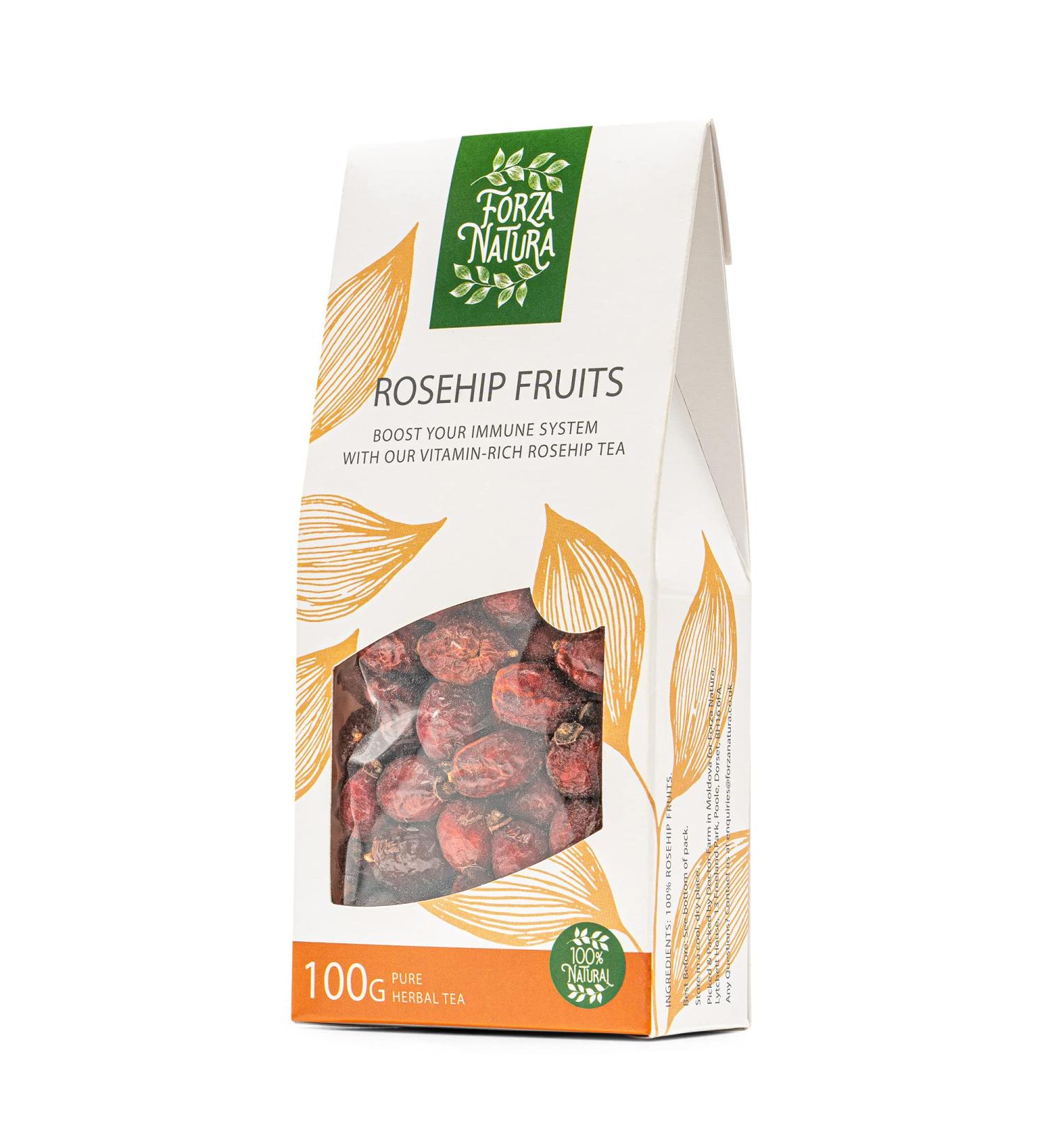 Rosehip Fruits - Loose Leaf Herbal Tea - 100% Natural - 100g