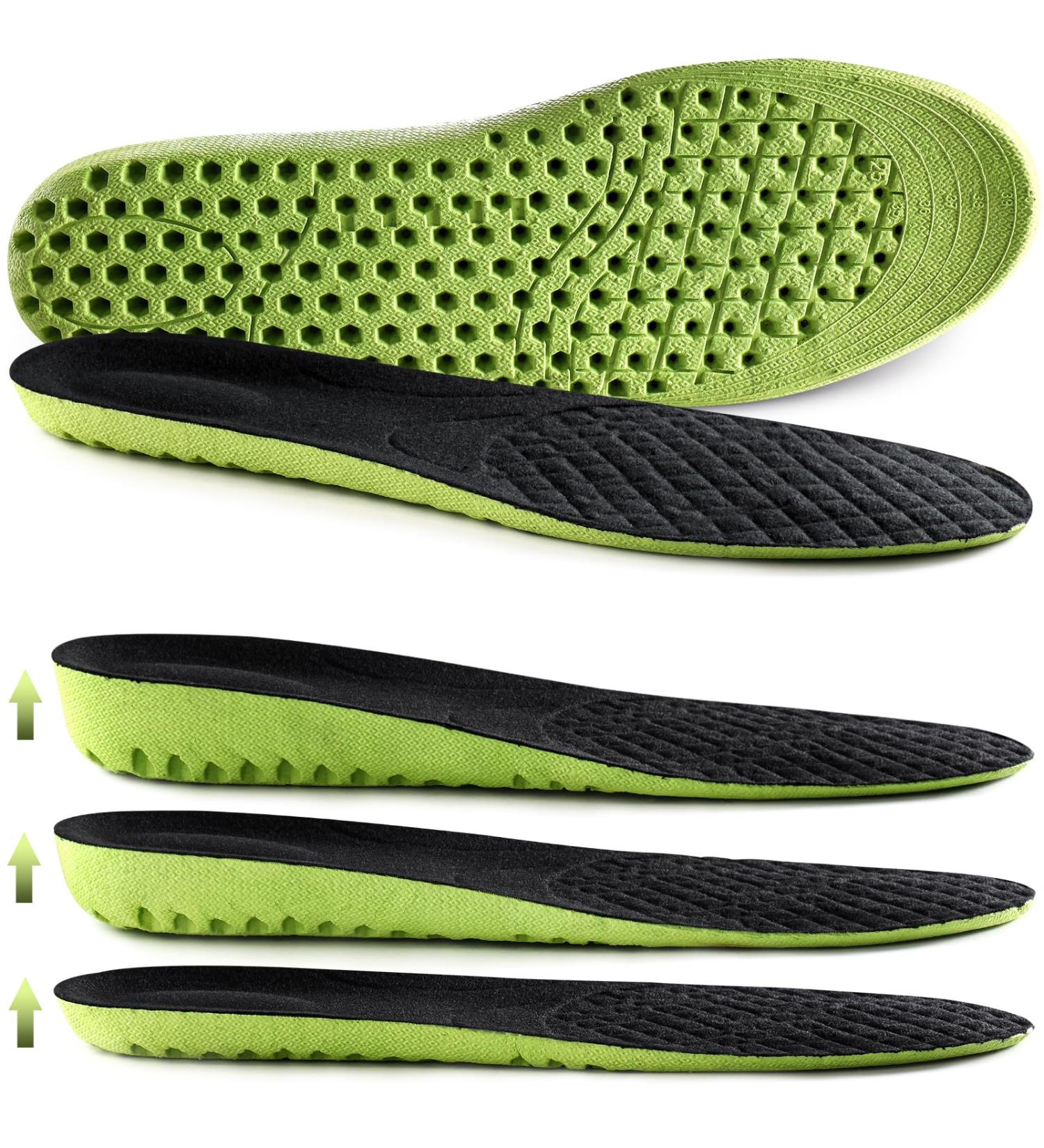 Ailaka Height Increasing Shoe Inserts - 0.6 Inch Soft Breathable Honeycomb Insoles for Men & Women - Elastic Sports Inlays | Elevate Comfort & Style - Buy Online on GoSupps.com