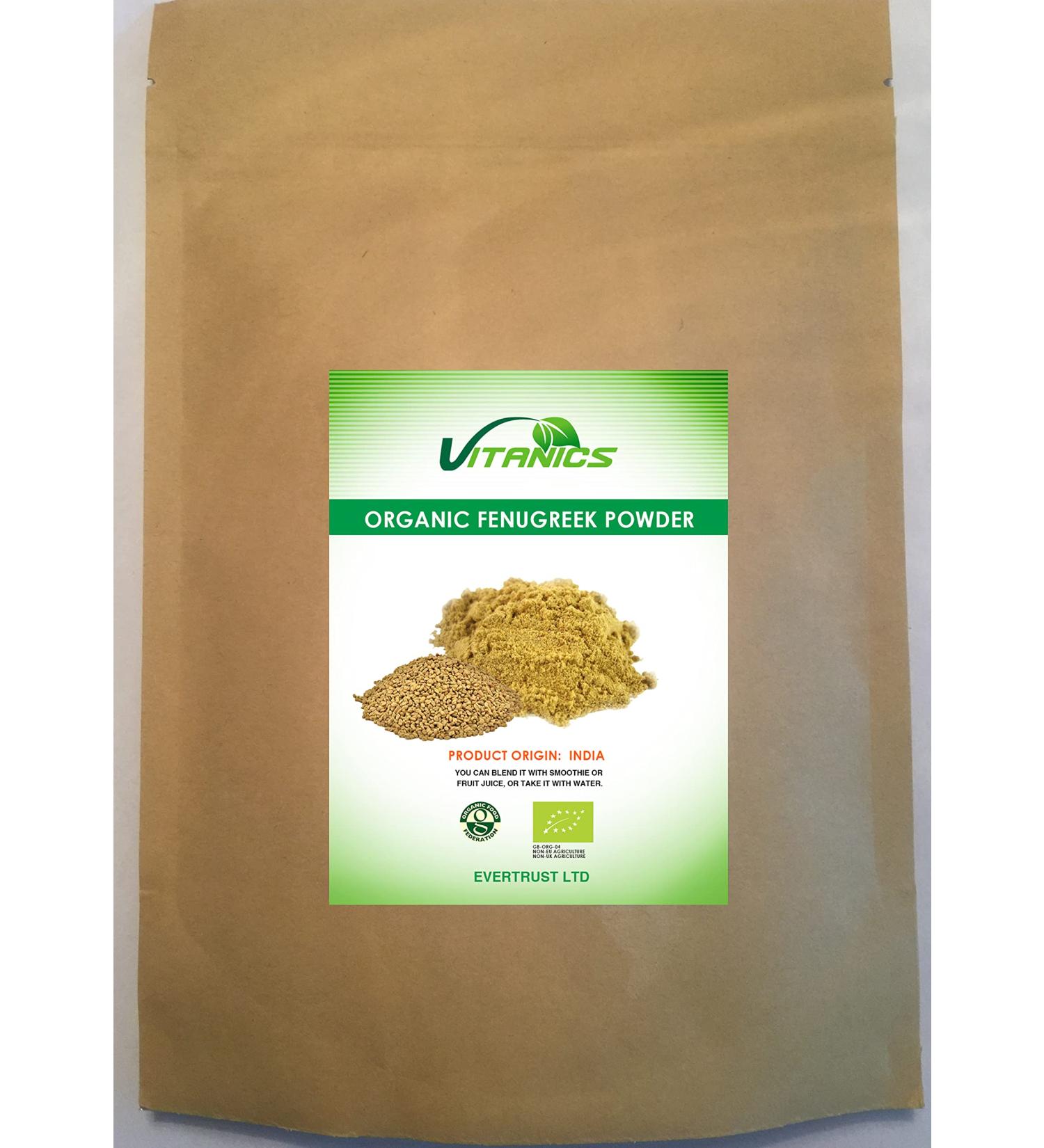Vitanics Organic Fenugreek Seed Powder (500g)