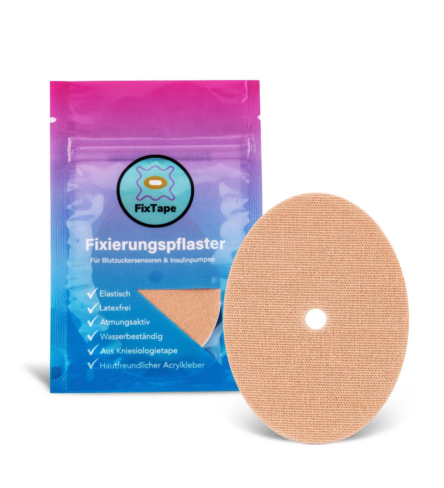 Fixtape Breathable Sensor Tape for Freestyle Libre 1 & 2 | Self-Adhesive Glucose Sensor Patch | Skin-Friendly Waterproof Modern Designs | 7-Pack (Beige) - International Shipping Available - Buy Online on GoSupps.com