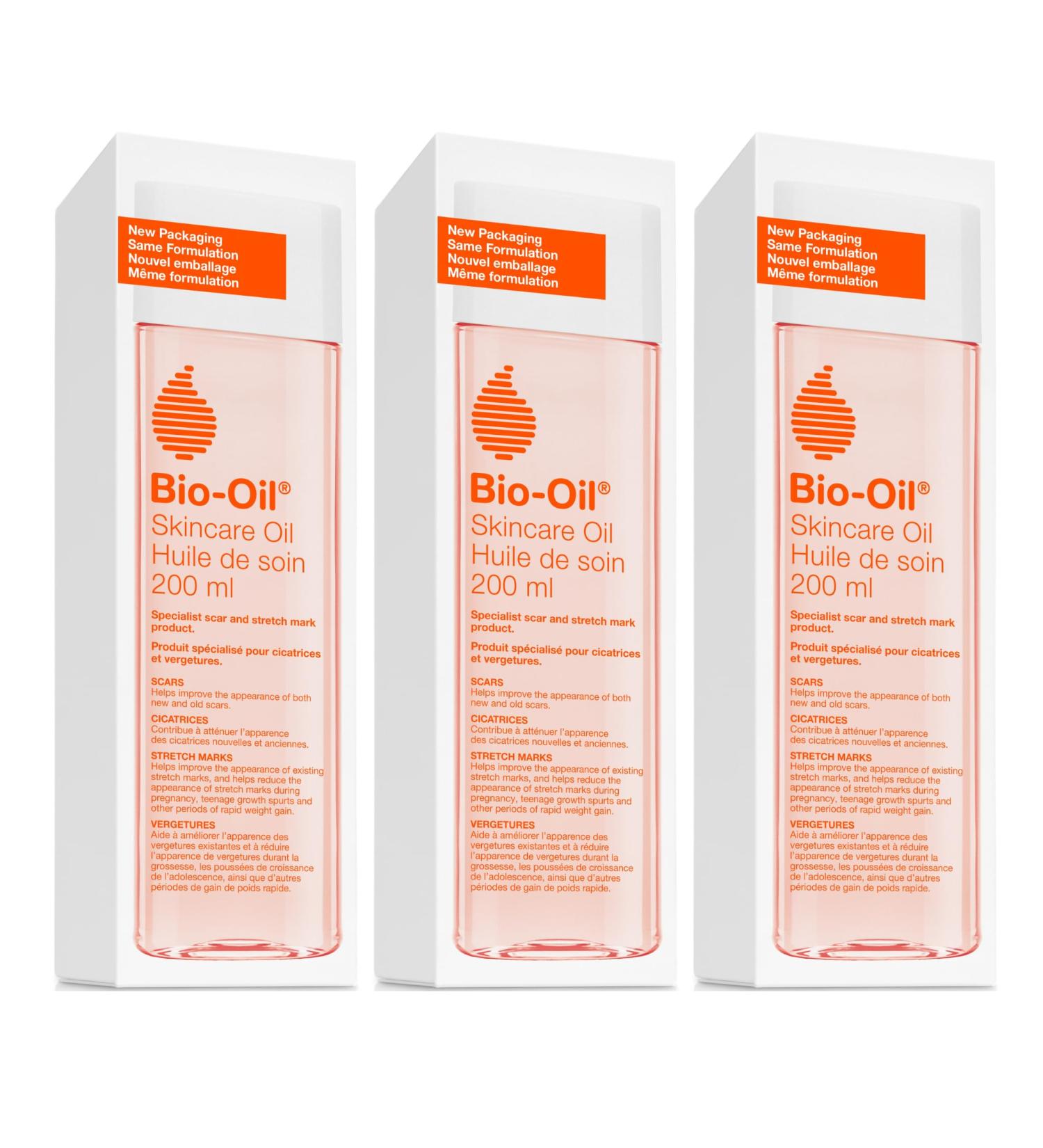 Bio-Oil Skincare Oil | Specialist Skincare Formulation | Bundle Pack 3x 200ml - Buy Online on GoSupps.com