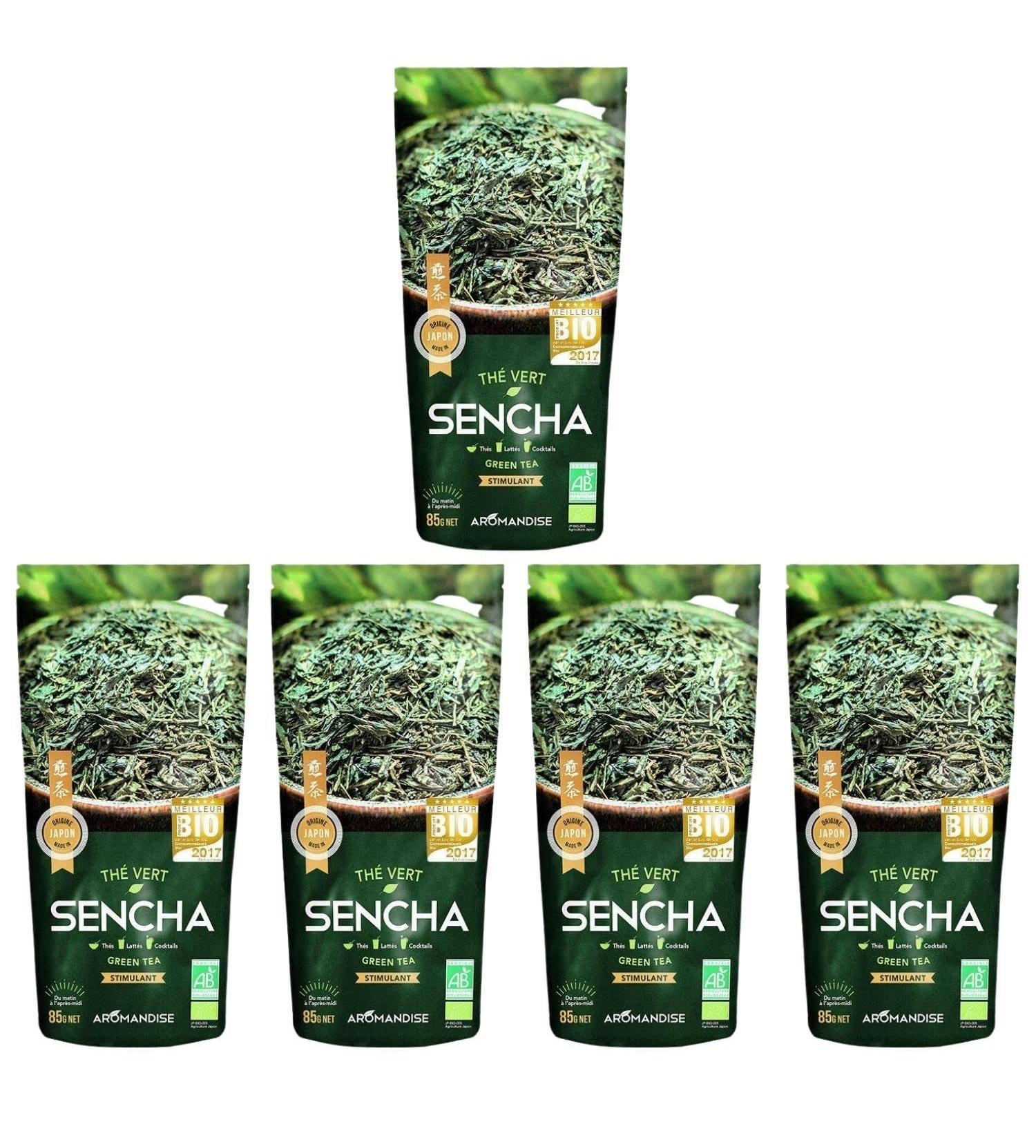 Aromandise Organic Japanese Sencha Green Tea 425g