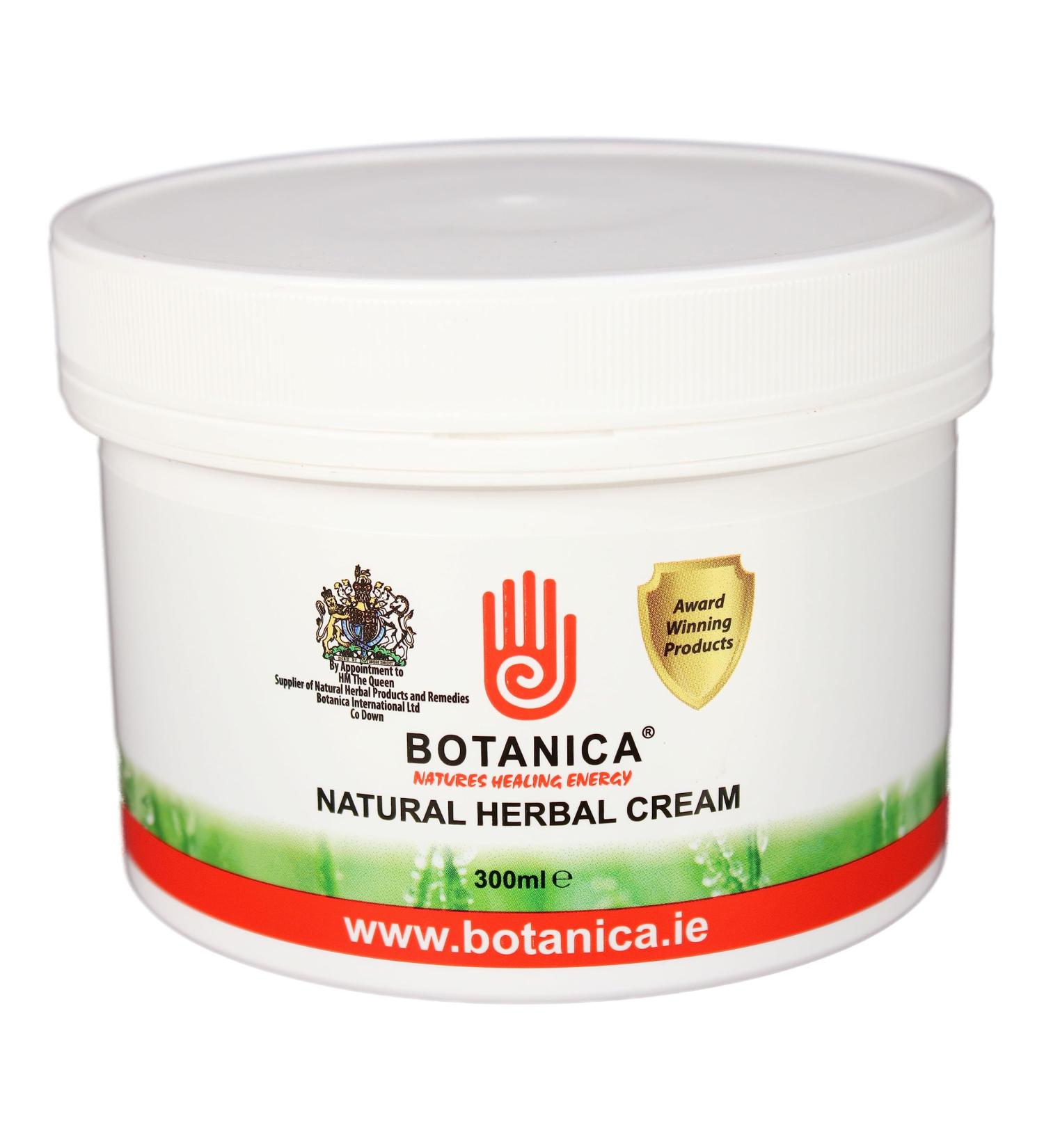 Botanica Natural Herbal Cream 300ml | Non Greasy and Easy to Apply Healing Energy | Beneficial on a Wide Range of Skin Conditions | Natural Insect Repellent - Buy Online on GoSupps.com