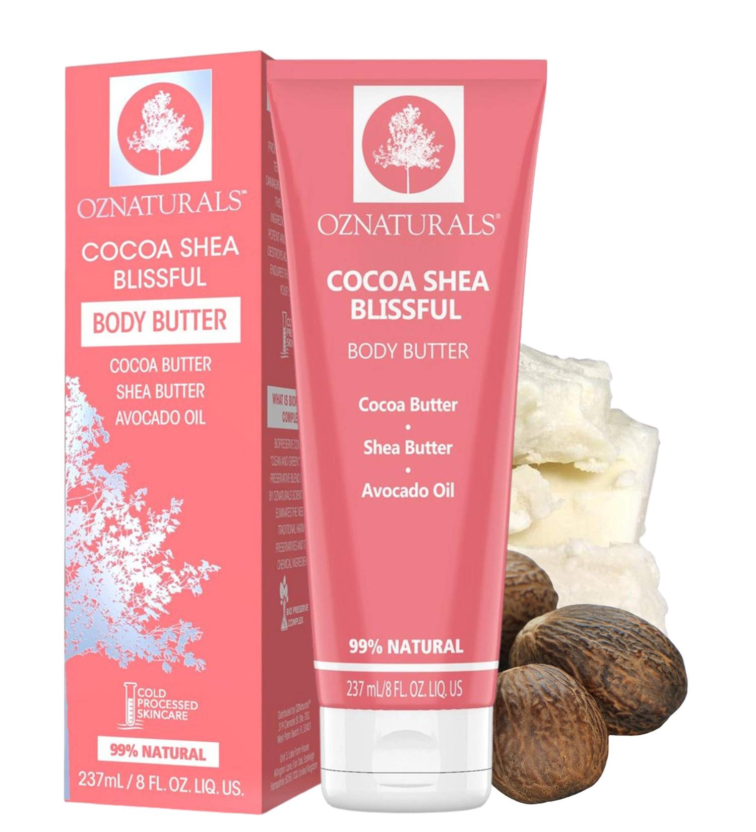  OZNaturals OZNaturals Moisturizer Stretch Marks Remover Cream/Hand Lotion with Butter Shea/Cocoa/Avocado Oil 8 fl. oz 236ml - Buy Online on GoSupps.com