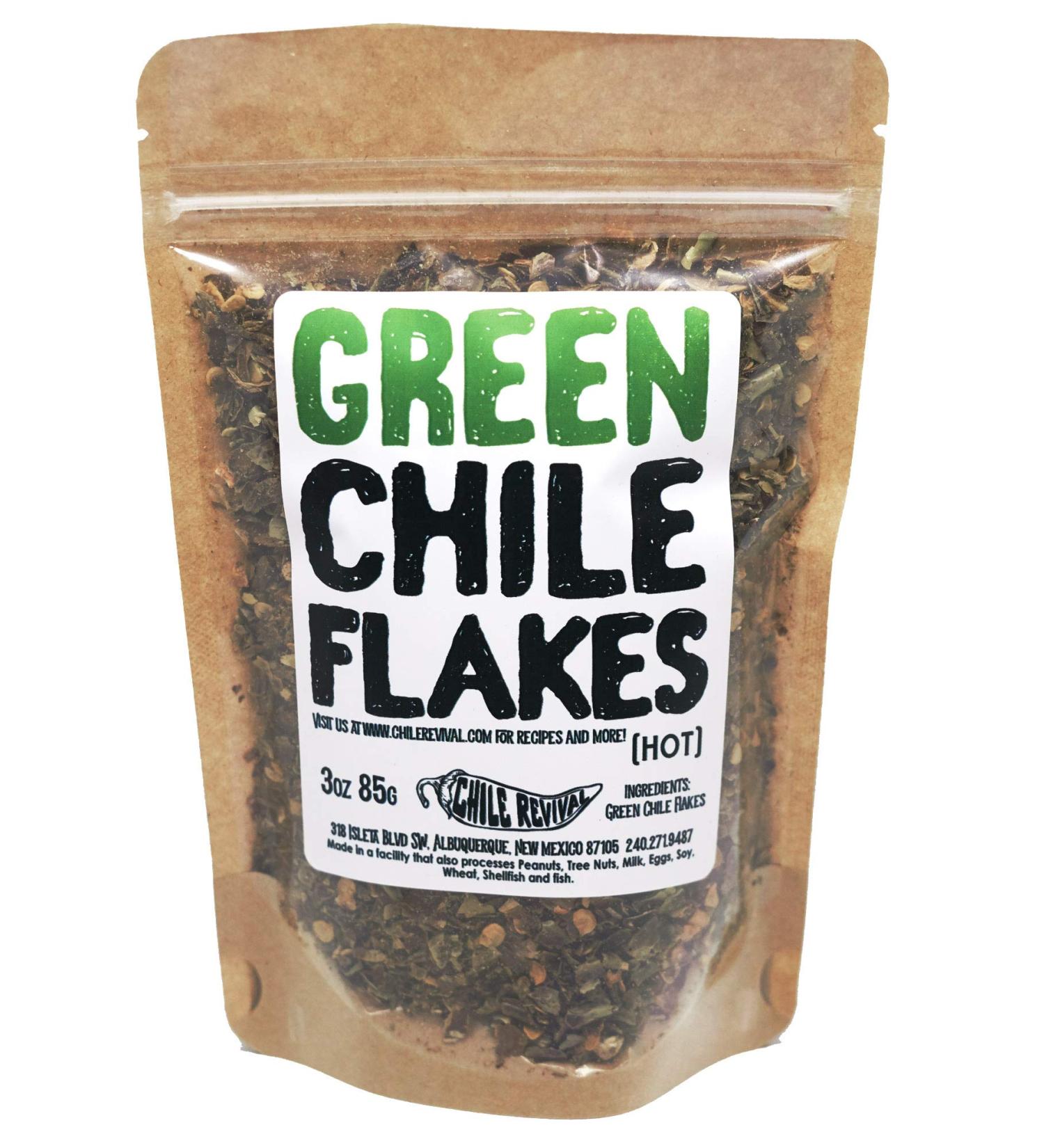 New Mexican Crushed Green Chile Flakes