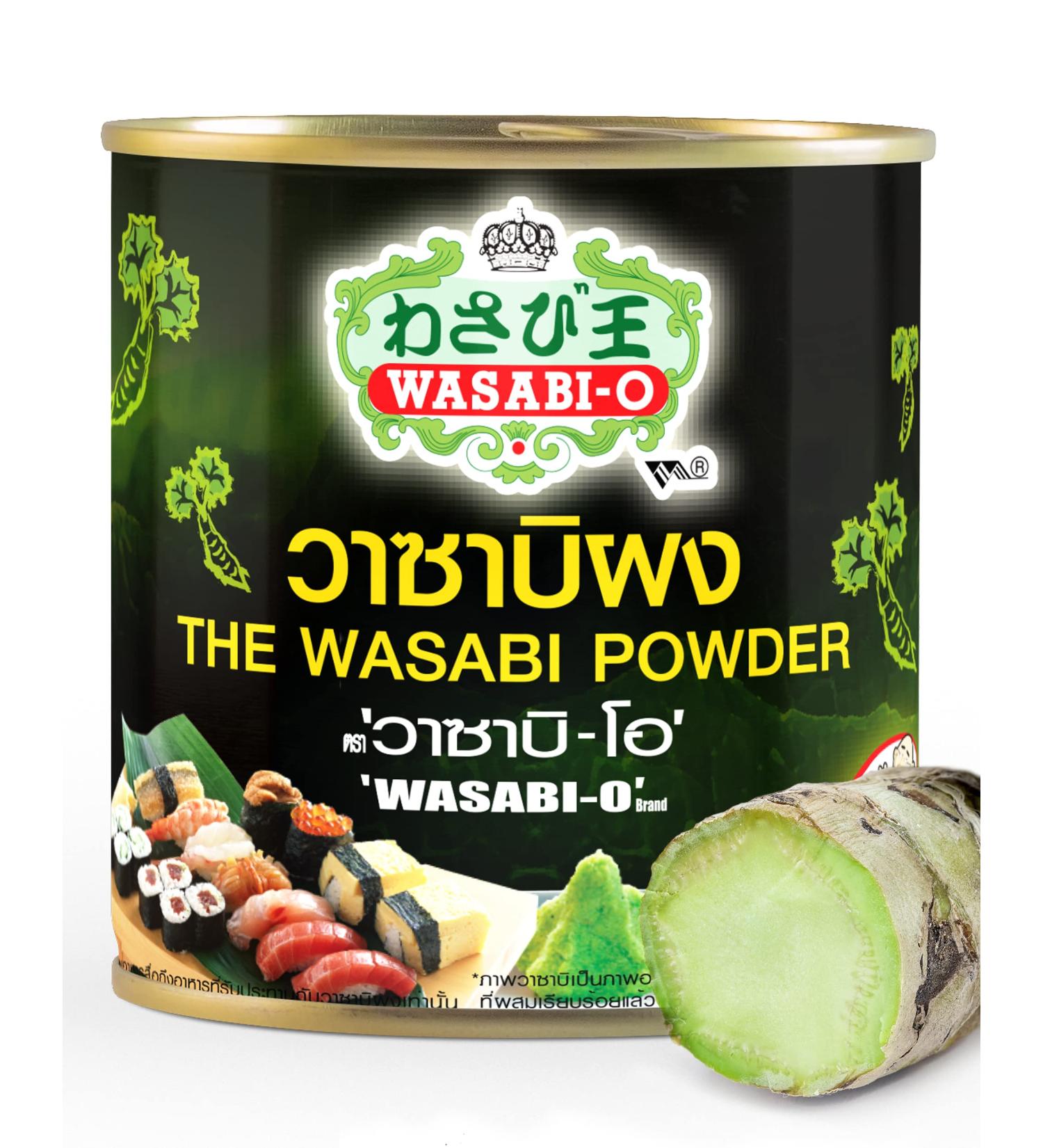 Wasabi-O Wasabi Powder - Authentic Japanese Horseradish, No Artificial Ingredients, 1.24oz - Ideal for Sushi, Salmon, Seafood, and Grilled Meats - Buy Online on GoSupps.com