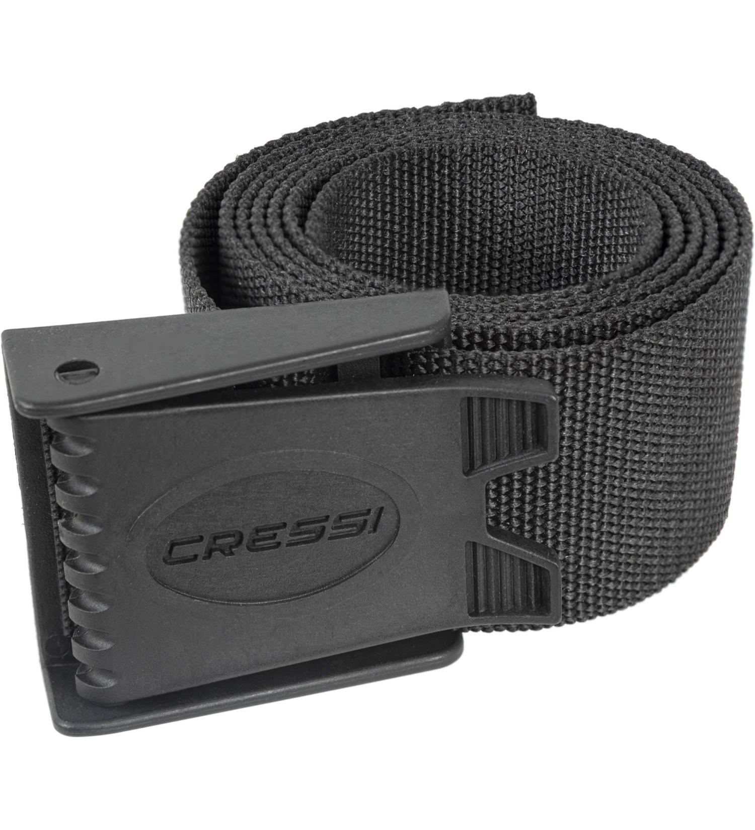 Cressi Nylon Weight Belt with Plastic Buckle in Black - Durable and Secure - Buy Online on GoSupps.com