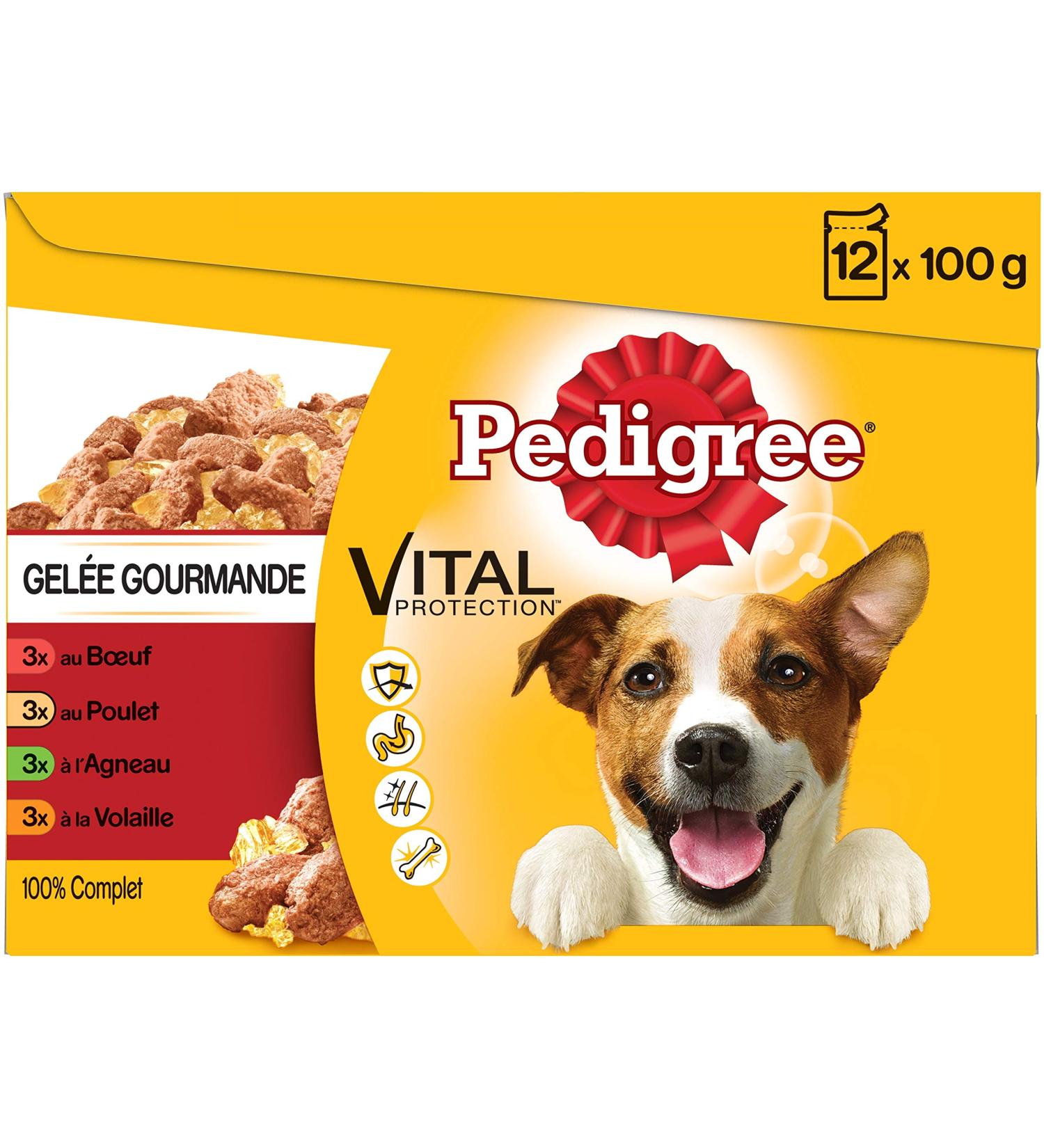 Pedigree Fresh Jelly Sachets for Dogs 12 x 100g - Buy Online on GoSupps.com