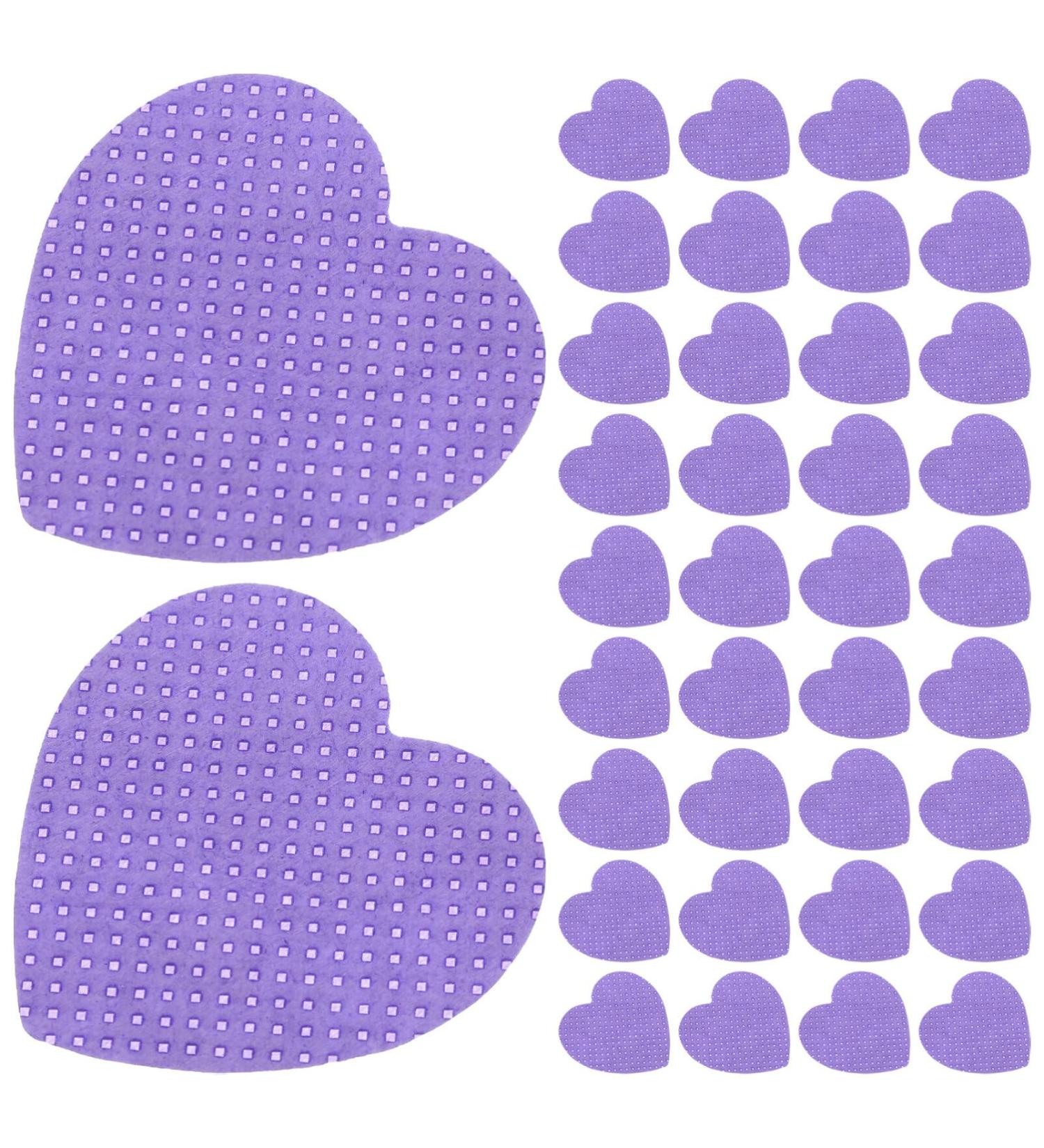 LALAFINA Gel Nail Remover Wipes 200 Sheets Nail Polish Remover Wipes Lint Nail Wipes Heart Shape Gel Nail Polish Remover Pads for Polish Clean Acrylic Nails Remover Purple - Buy Online on GoSupps.com