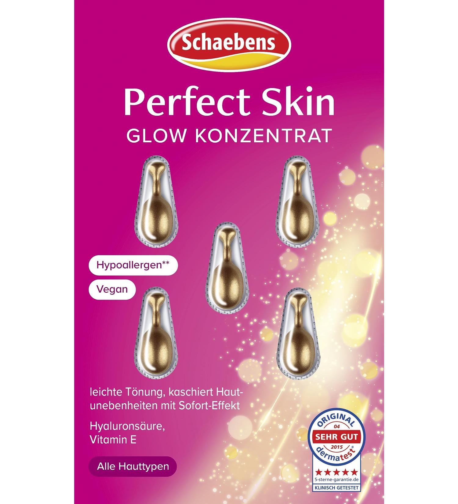 Schaebens Perfect Skin Concentrate pack of 6 (6 x 5 pieces) 5 pieces (pack of 6)