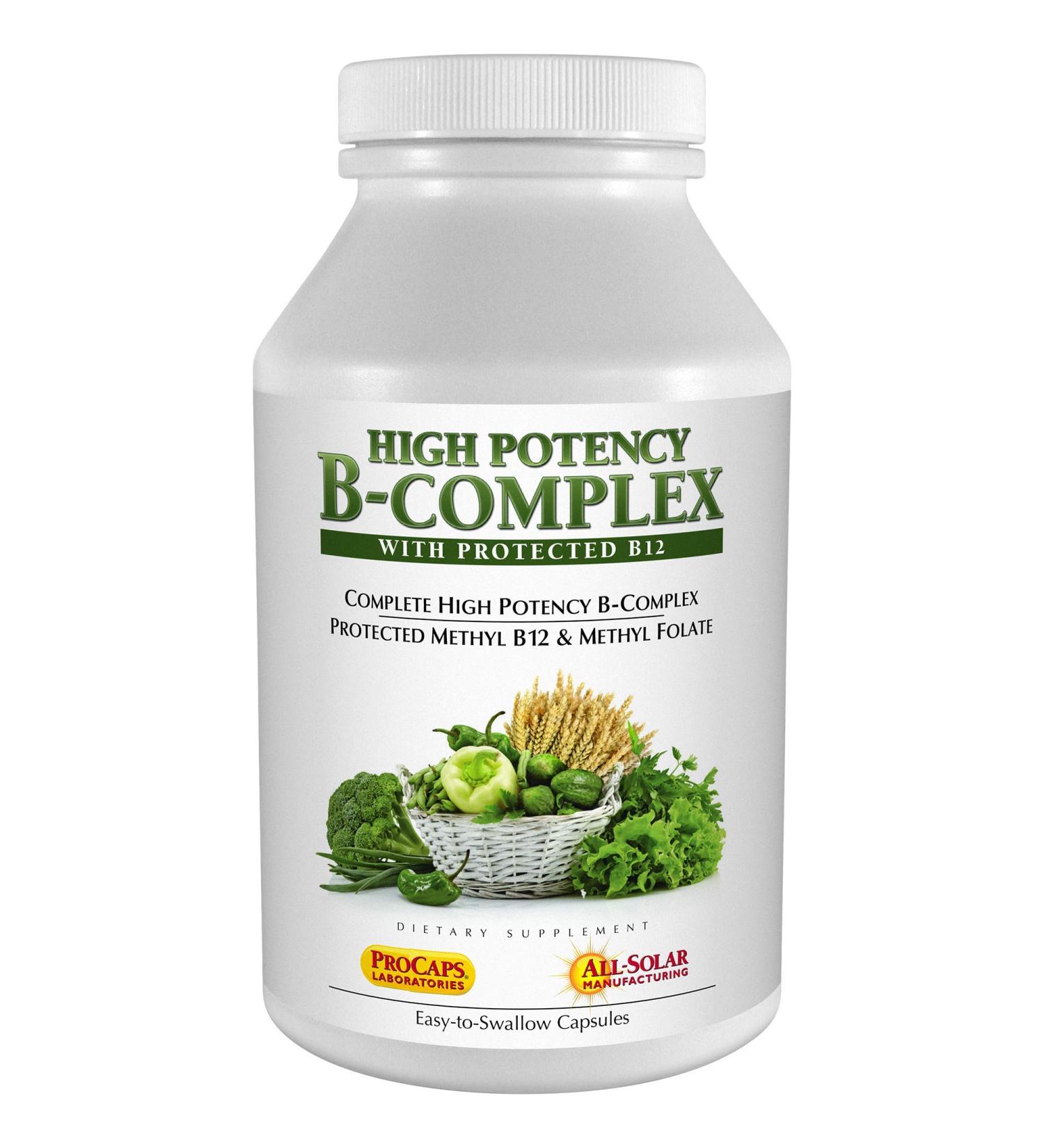 ANDREW LESSMAN High Potency B-Complex 60 Capsules - Supports Cellular Growth, Energy, Immunity & Metabolism - 60 Count - Buy Online on GoSupps.com