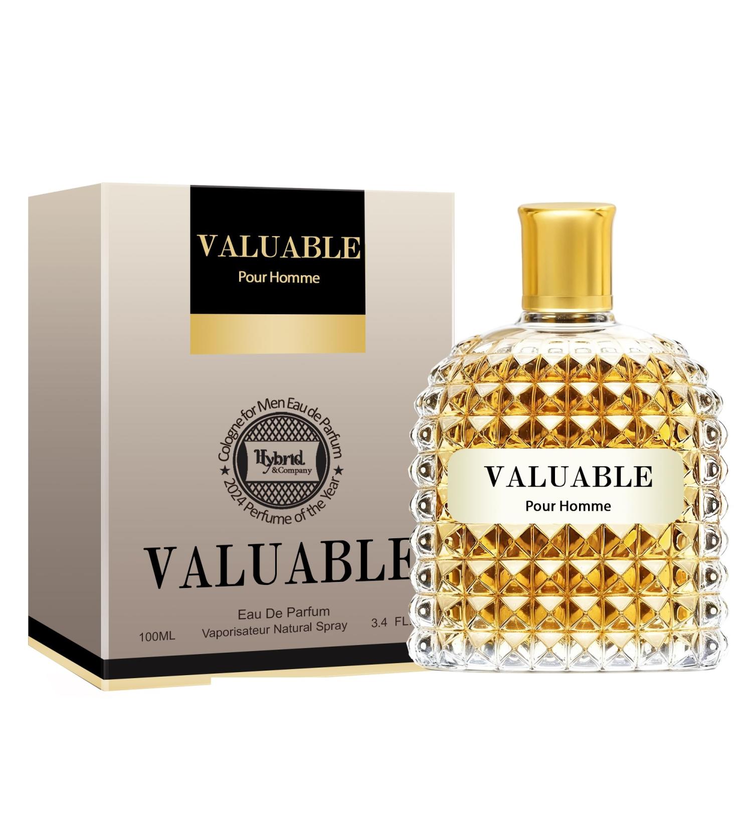 Hybrid & Company Valuable Pour Homme For Men Eau De Parfum Vaporisateur Natural Spray 3.4 Fl Oz VALUABLE POUR HOMME 3.4 Fl Oz (Pack of 1) - Buy Online on GoSupps.com