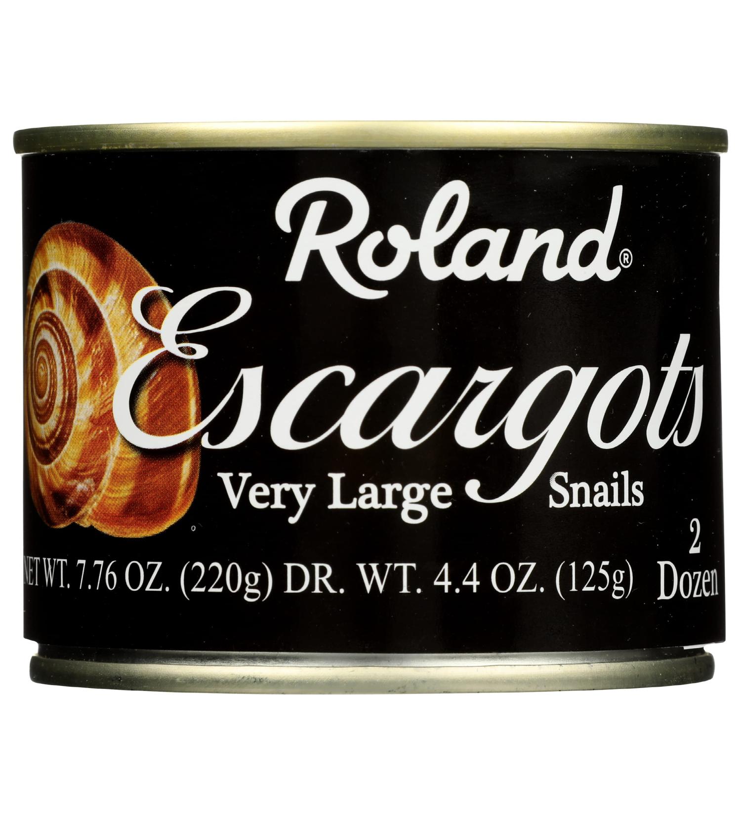 Roland Escargots 7.76oz: Premium French Snails for Gourmet Dining - Buy Online on GoSupps.com