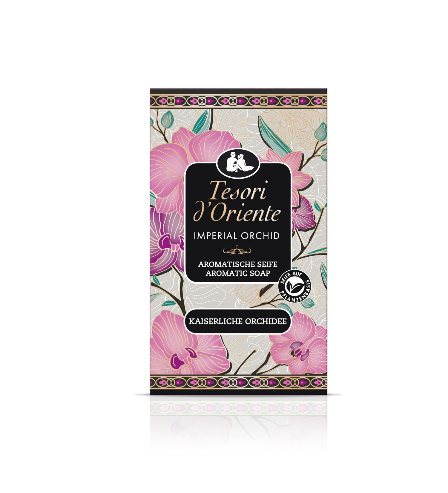 Tesori d'Oriente Solid Soap 125g - Imperial Orchid | Luxury International Shipping - Buy Online - Buy Online on GoSupps.com