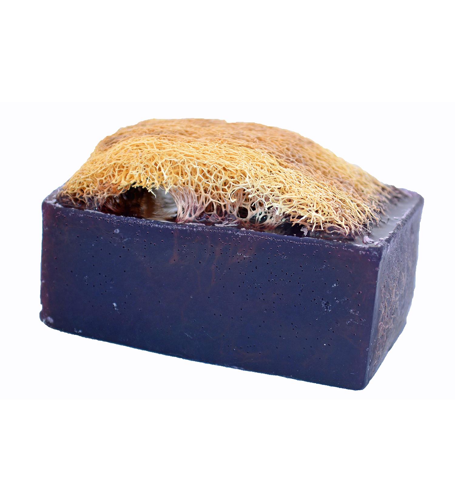 Luffa Soap Bar (4.5oz) - Handmade Lavender Exfoliating Glycerin Soap | Falls River Soap - Natural Skincare International Shipping - Buy Online on GoSupps.com