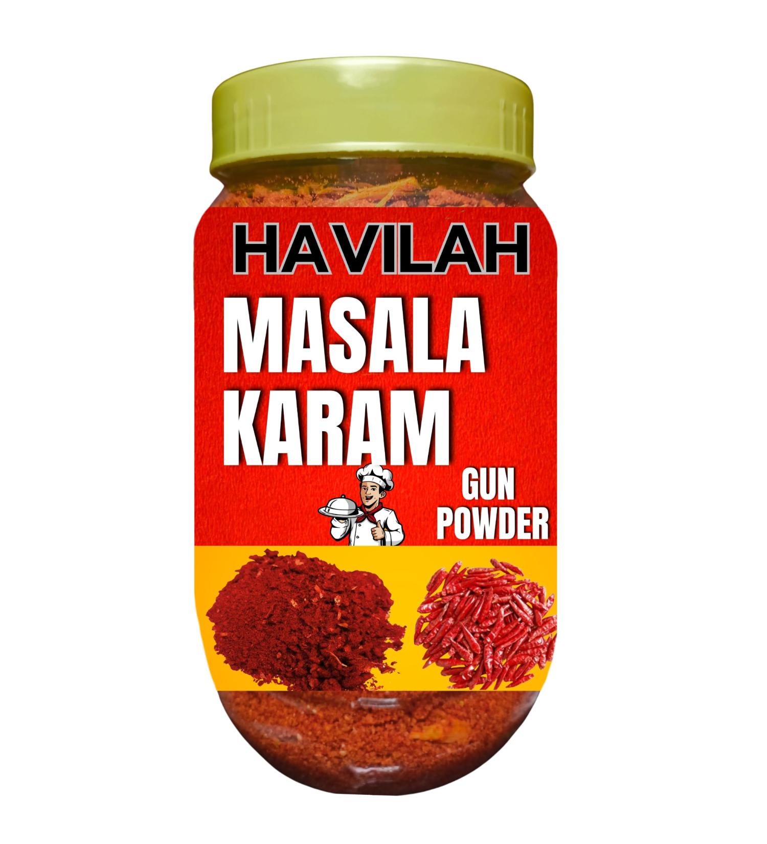Havilah Gun Powder | Gun podi | Gun Podi powder | Koora karam | sambar karam | Andhra Gun powder |920 gm | No Added Preservatives & Colours 920 gm - Buy Online on GoSupps.com