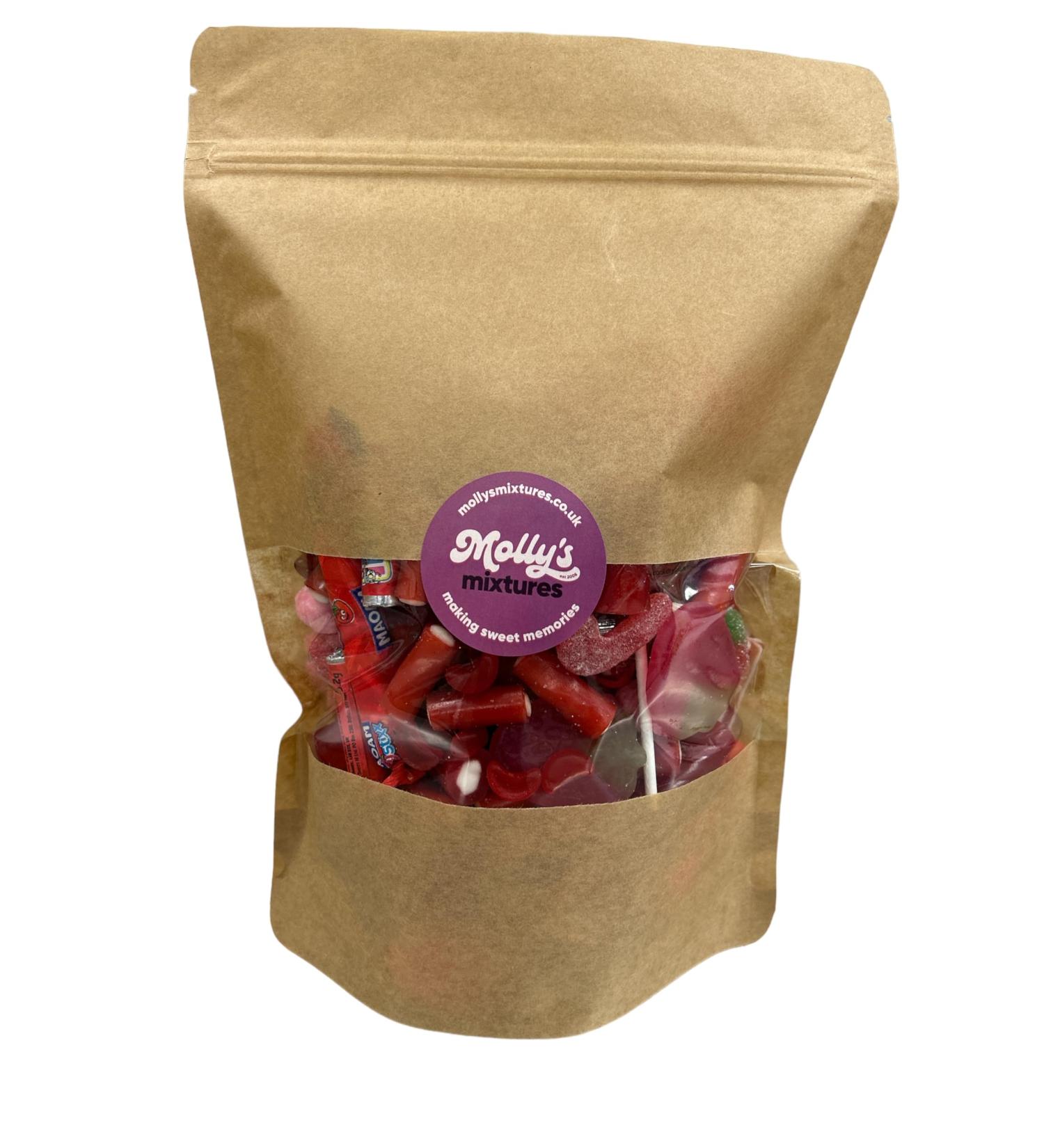 Molly's Mixtures Mix Up - 'Strawberry' - 1kg Jelly Pouch
