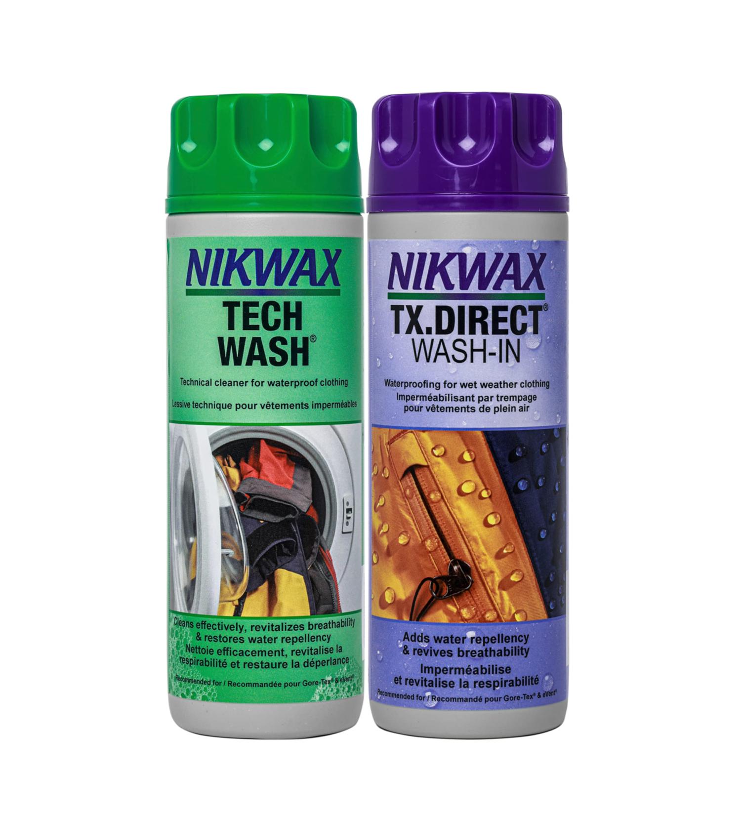 Nikwax Hardshell Cleaner & Waterproofing Duo-Pack 300ml | Eco-Friendly Solution - Buy Online on GoSupps.com