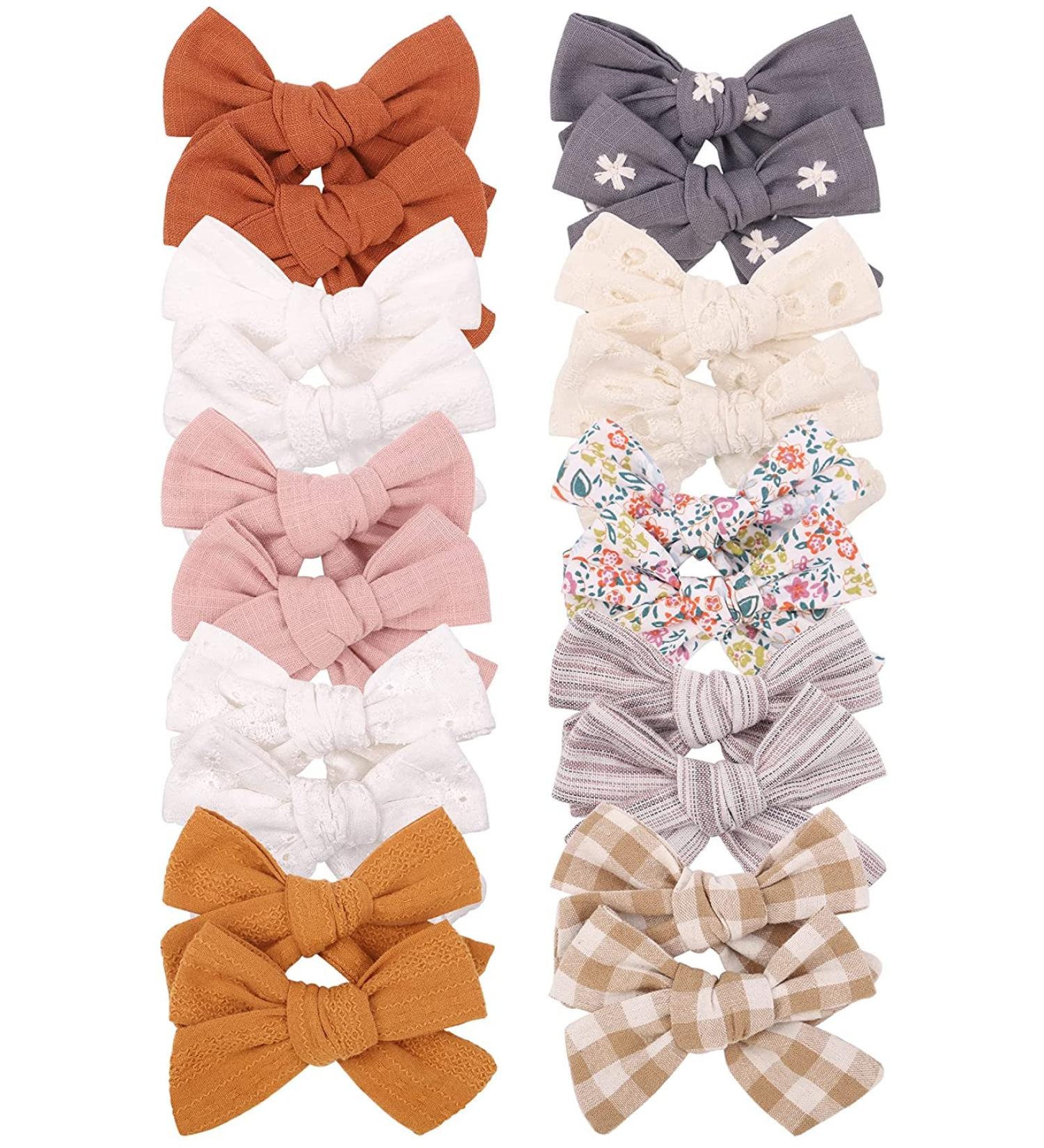 20PCS Fully Lined Hair Clips for Baby Girls Toddlers & Teens - Perfect Hair Loops for Children - Buy Online on GoSupps.com