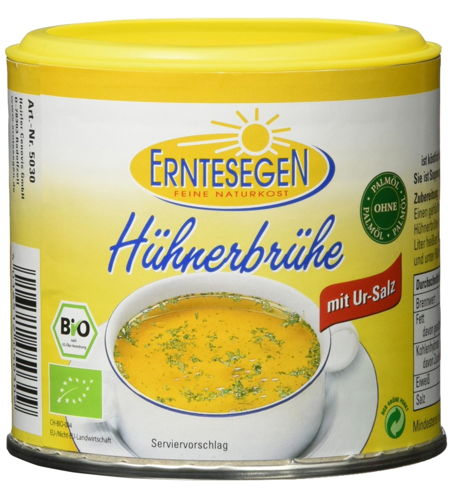 Buy Erntesegen Organic Chicken Broth 90g - Premium Seasoning Sauce for Delicious Meals - Buy Online on GoSupps.com