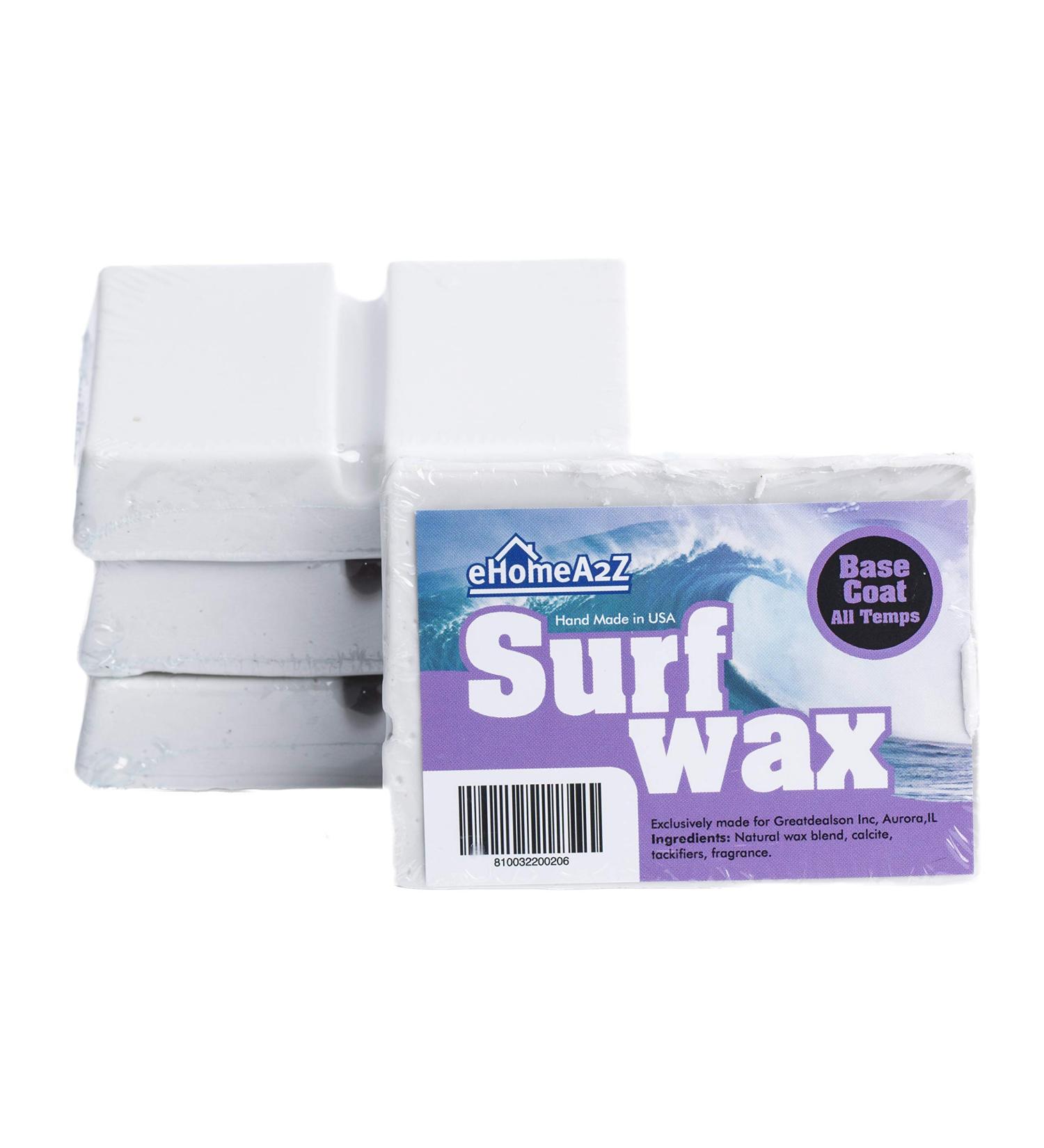 EHOMEA2Z Surf Wax Base Coat - High Performance All Natural - Orange Scent - Pack of 12 - Buy Online on GoSupps.com