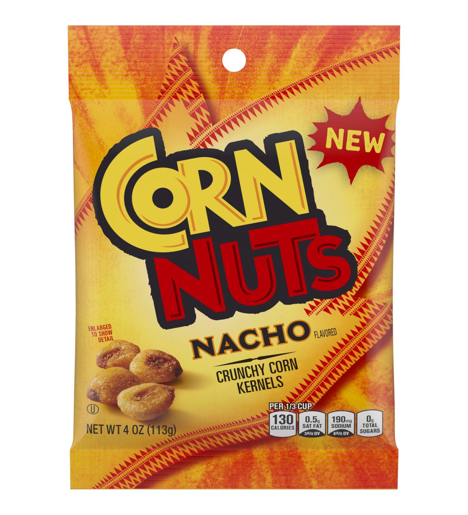 Nacho Flavored Corn Nuts | Crunchy Corn Kernels | 4.0 oz Bag (Pack of 12) - Buy Online on GoSupps.com
