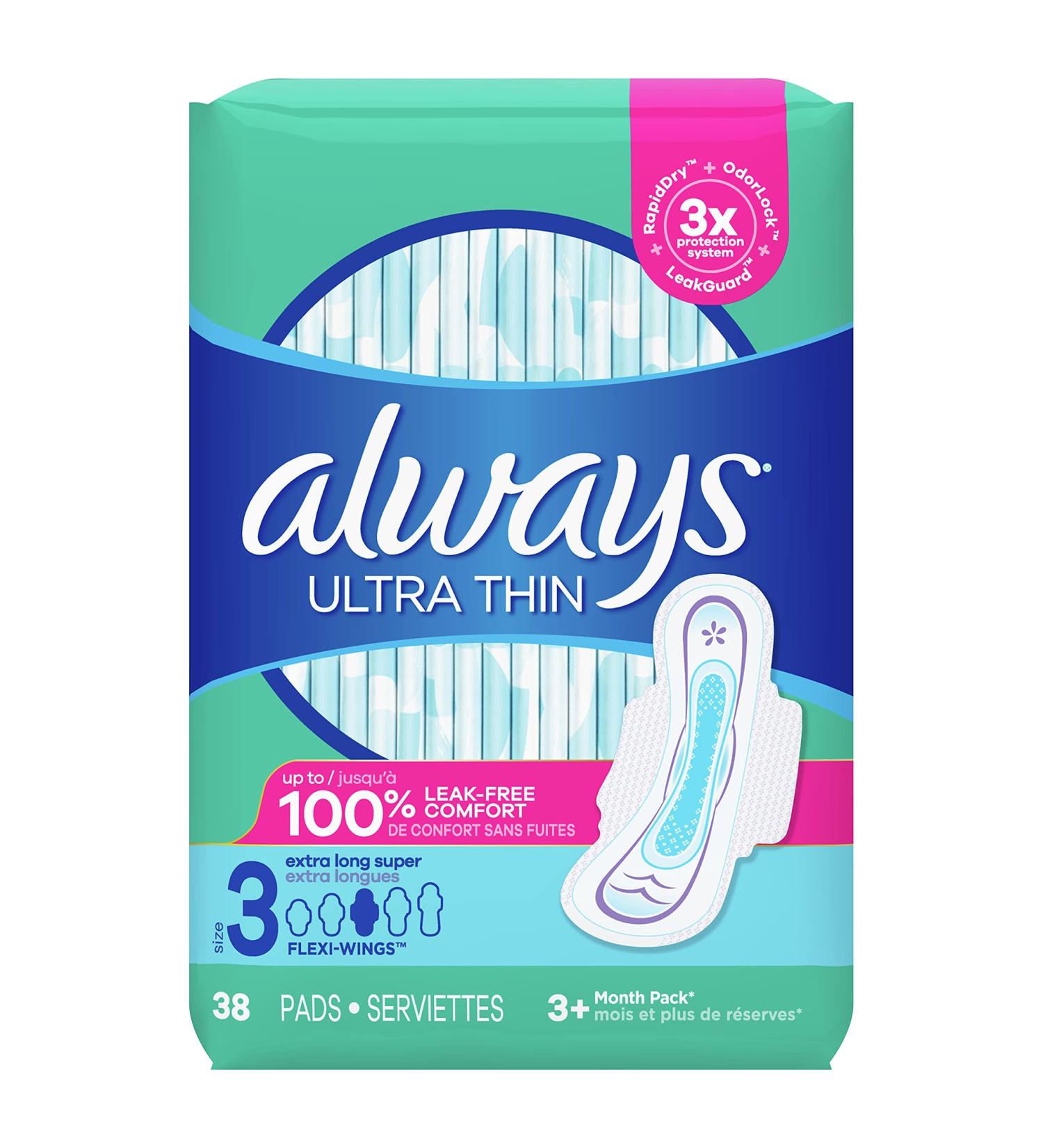 Always Ultra Thin 38 Count Old 38 Count (Pack of 1)