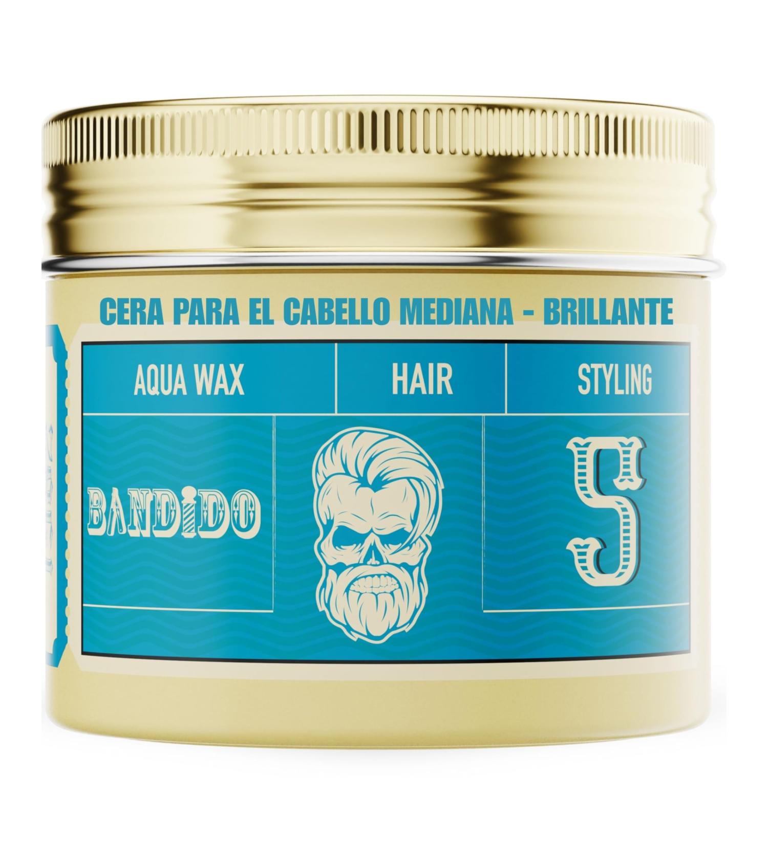  Bandido Bandido Hair Wax Blue 5 Men's medium hold hair wax shiny wet look Styling wax with fruity fragrance Styling fiber - Buy Online on GoSupps.com